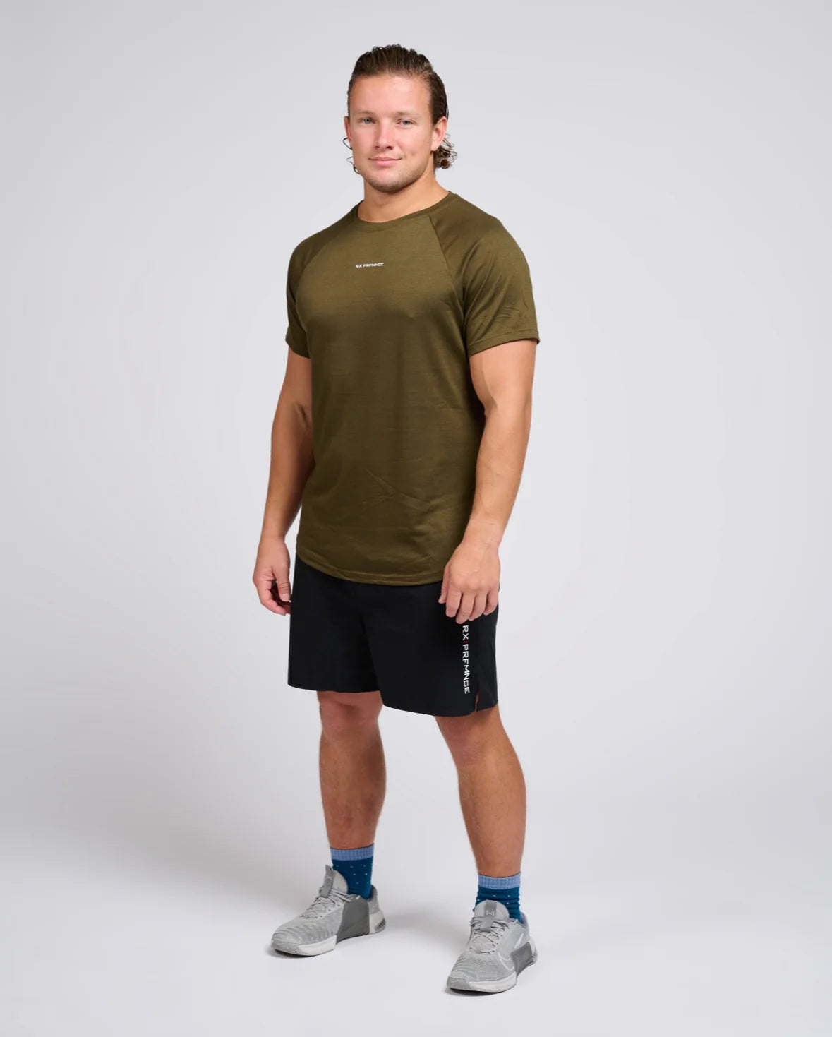 RX Performance T-Shirt Khaki Green RX Performance