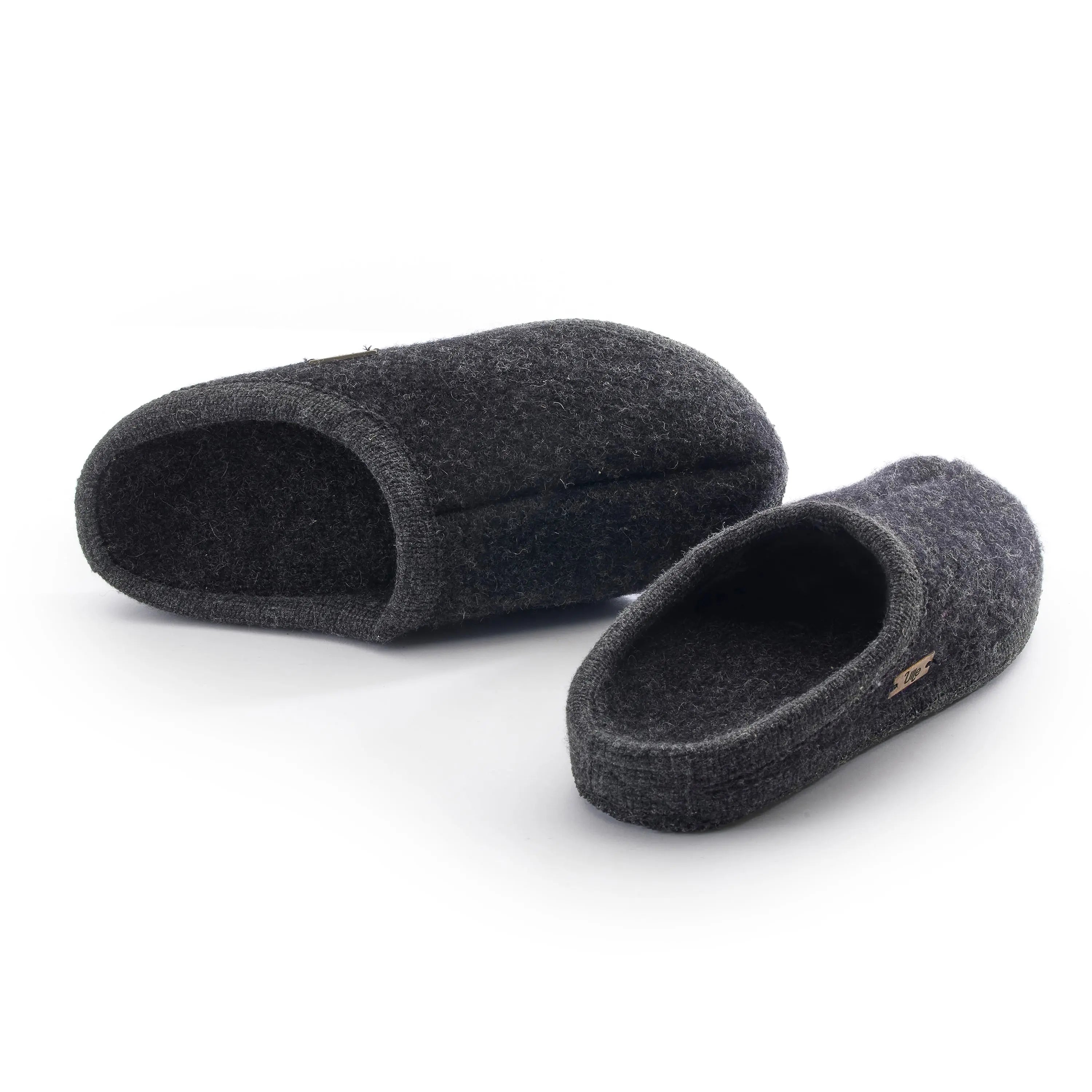 Ulle Original Ulltoffla Unisex Black Melange Ulle