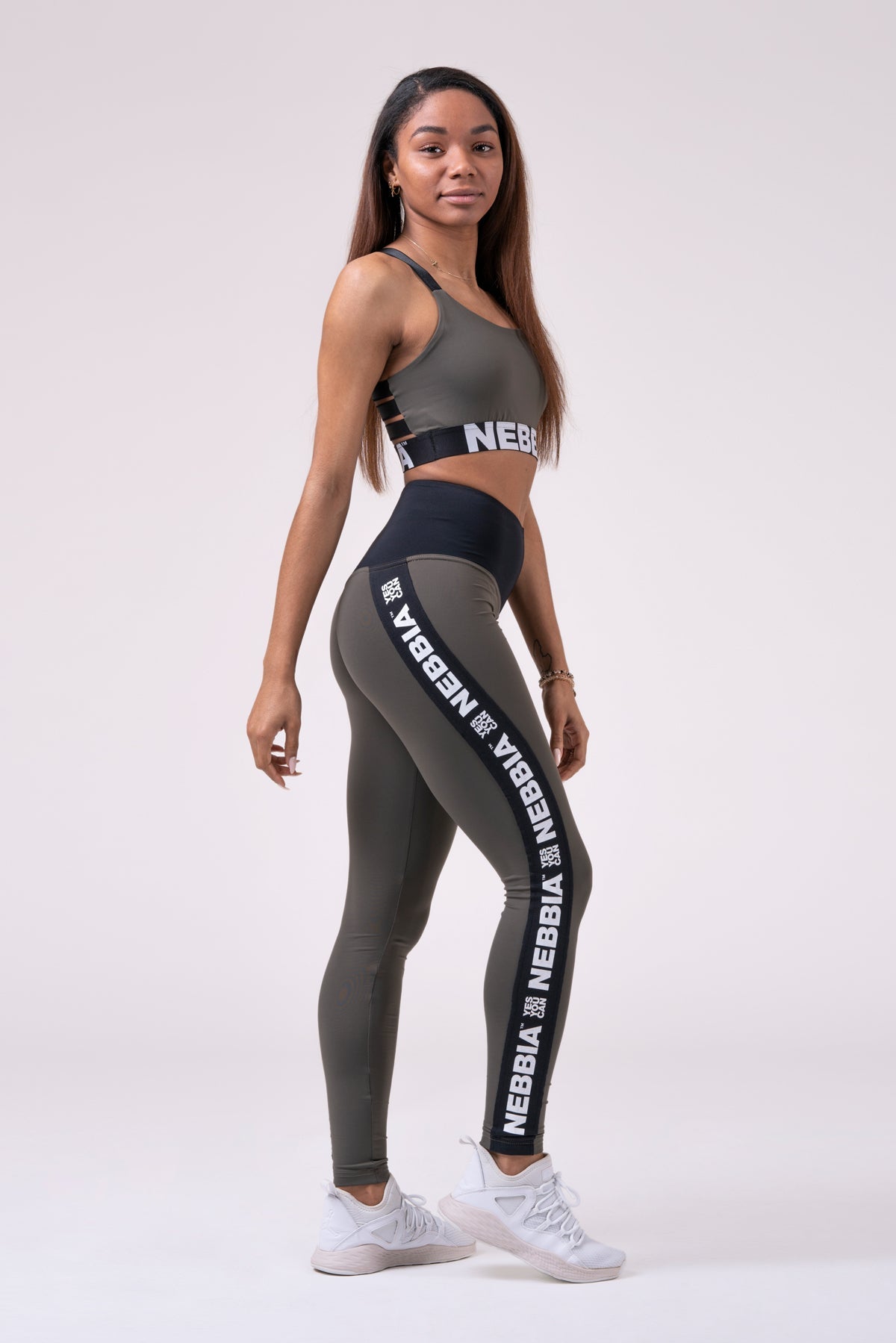 NEBBIA Hero Iconic Tights, safari NEBBIA