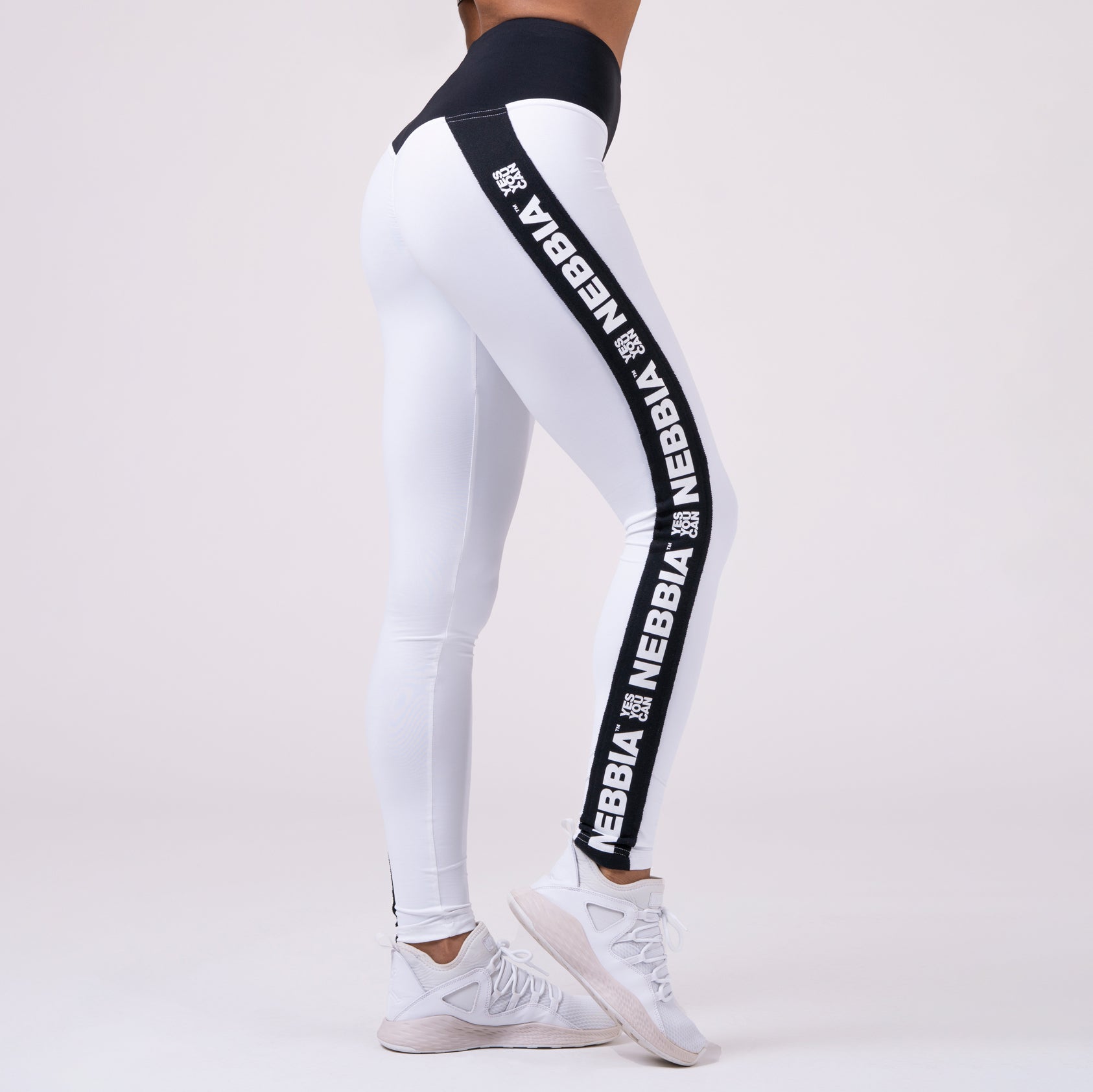 NEBBIA Hero Iconic Tights, white NEBBIA