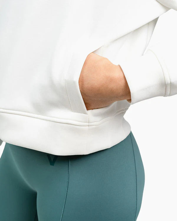 Velites Crop Hoodie Holo Vit
