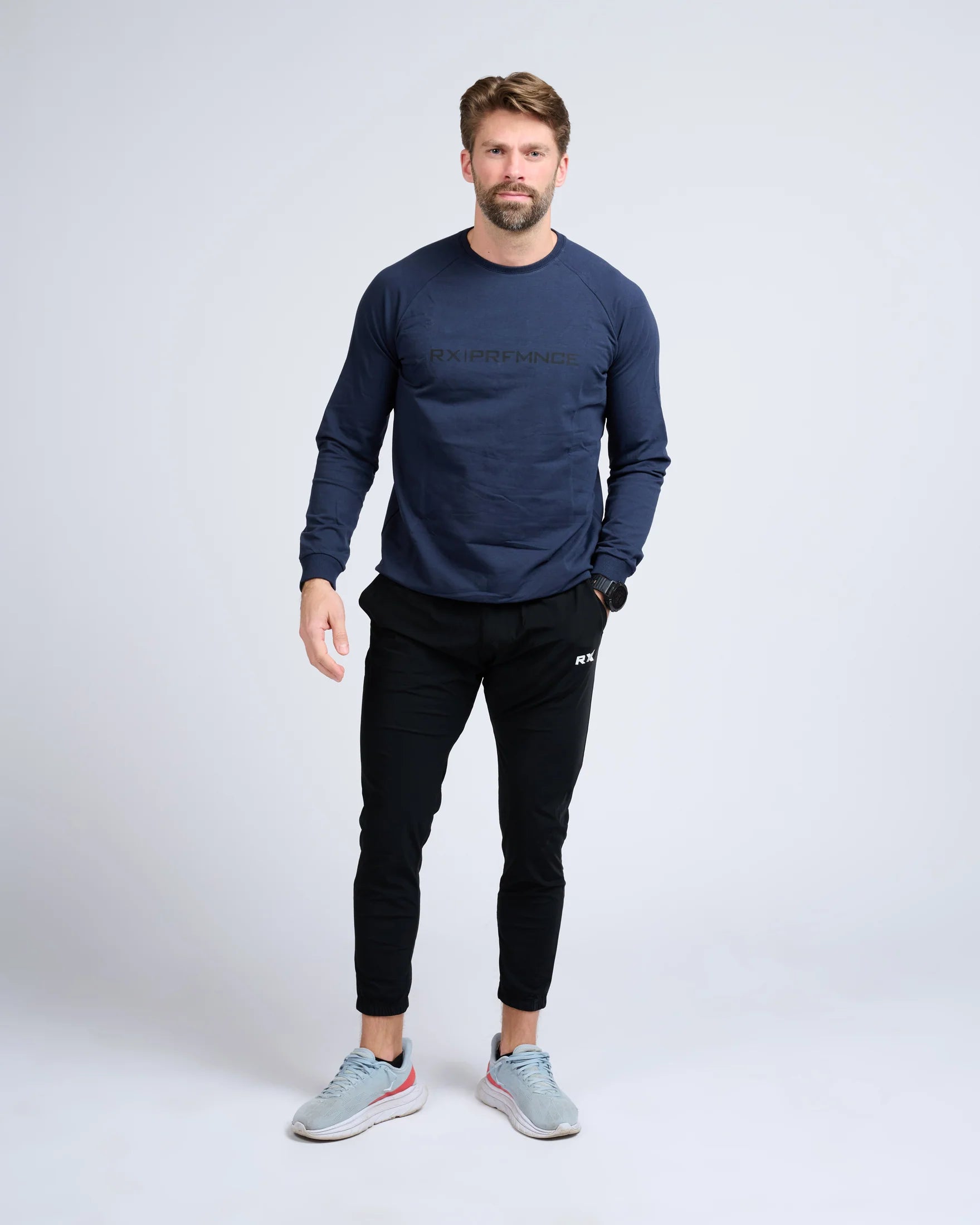 RX Performance Murph Long Sleeve Navy Blue RX Performance