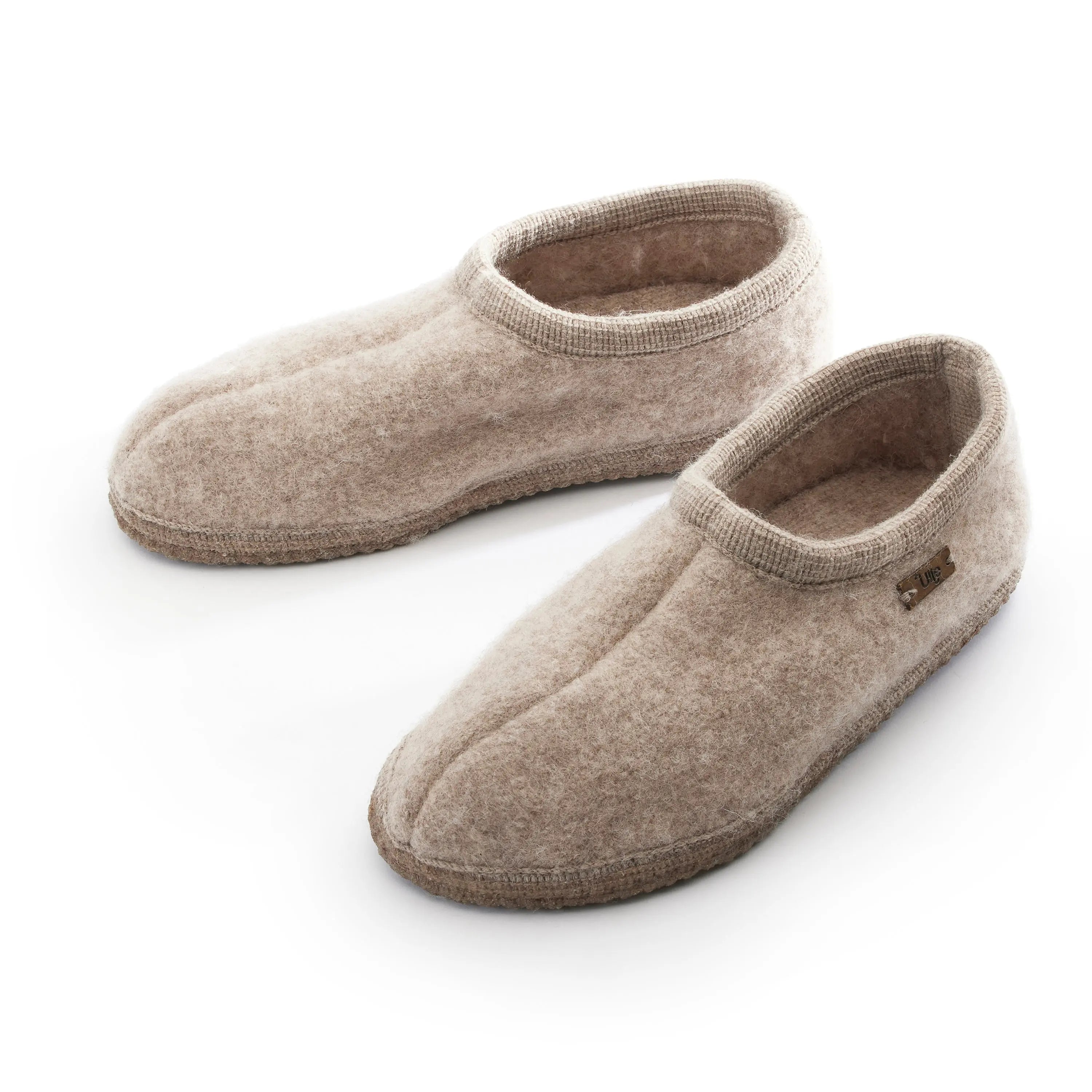 Ulle Original High Ulltoffla Beige Melange Ulle