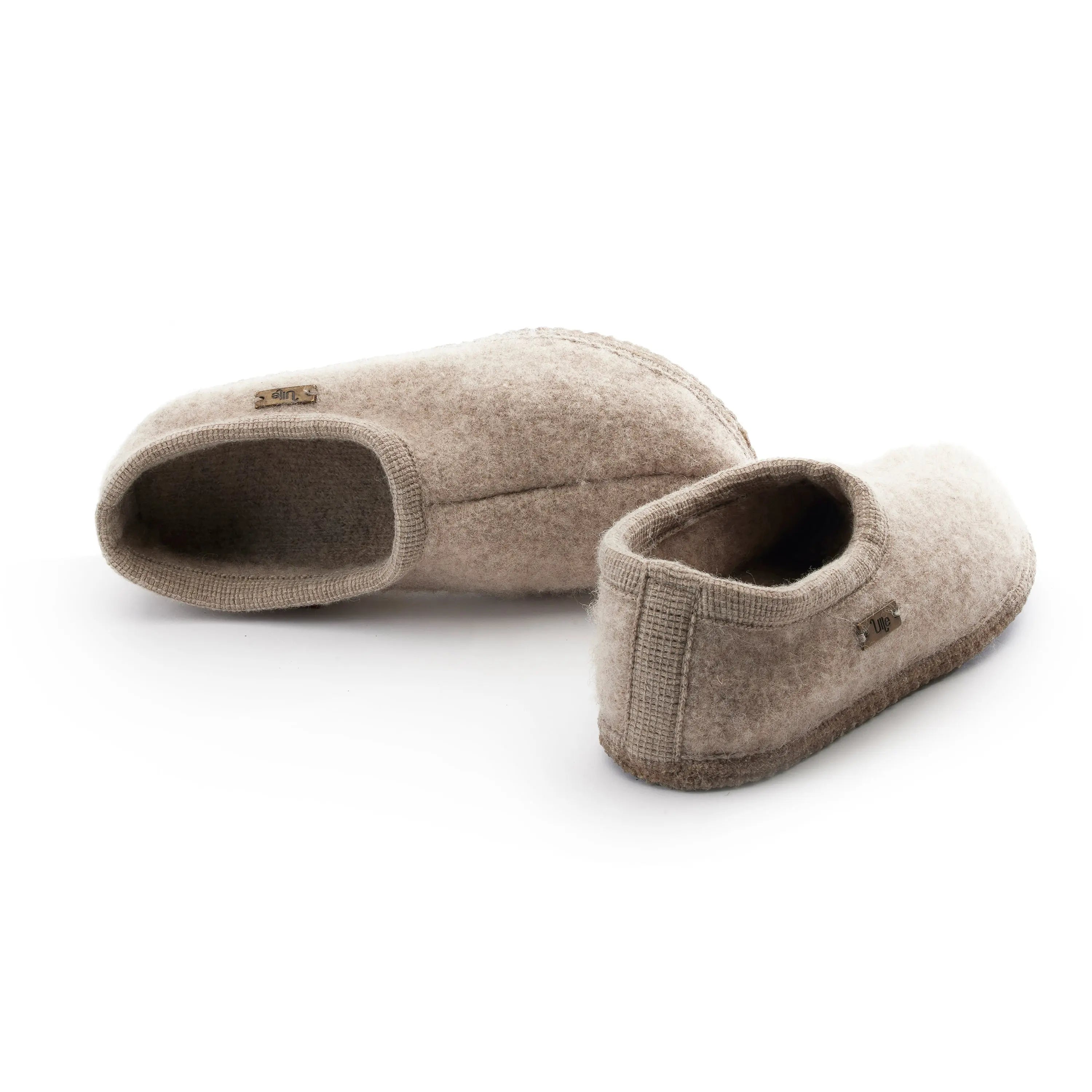 Ulle Original High Ulltoffla Beige Melange Ulle