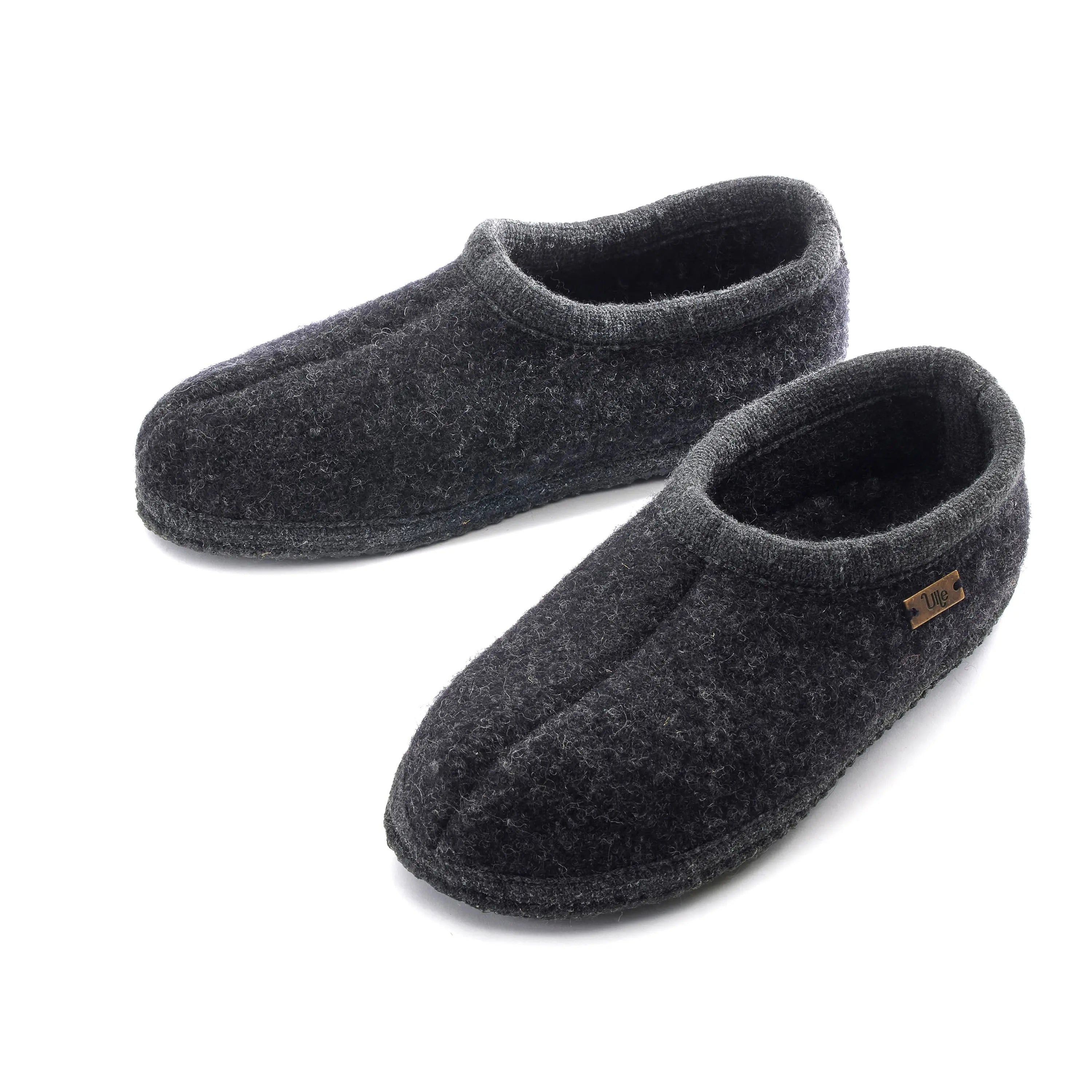 Ulle Original High Ulltoffla Black Melange Ulle