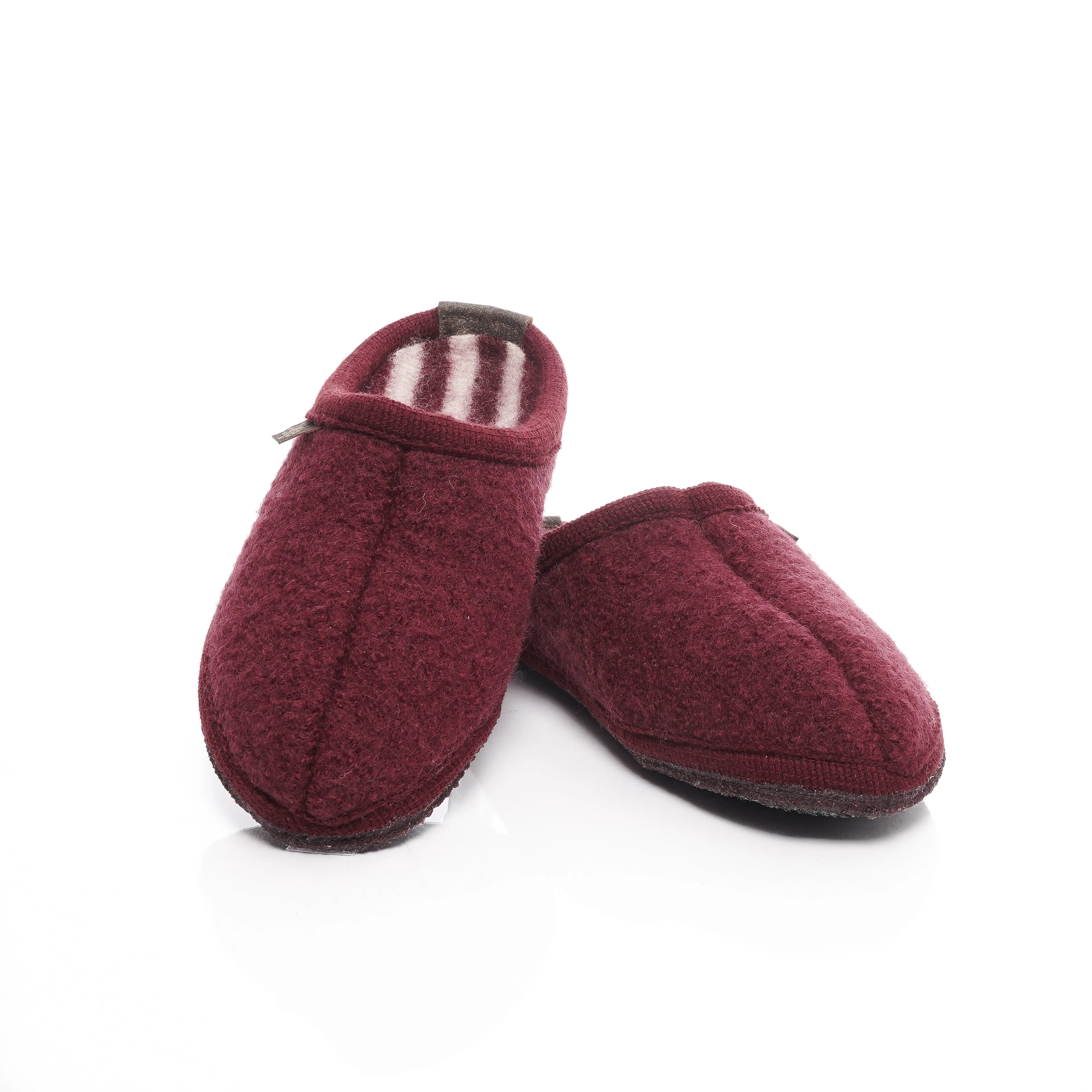 Ulle Stripe Ulltoffla Bordeaux Ulle