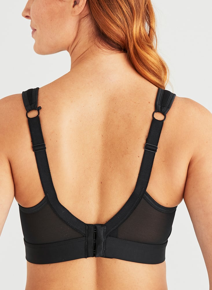 SWEGMARK Stability Sport-BH Coolmax Svart/Grå Swegmark
