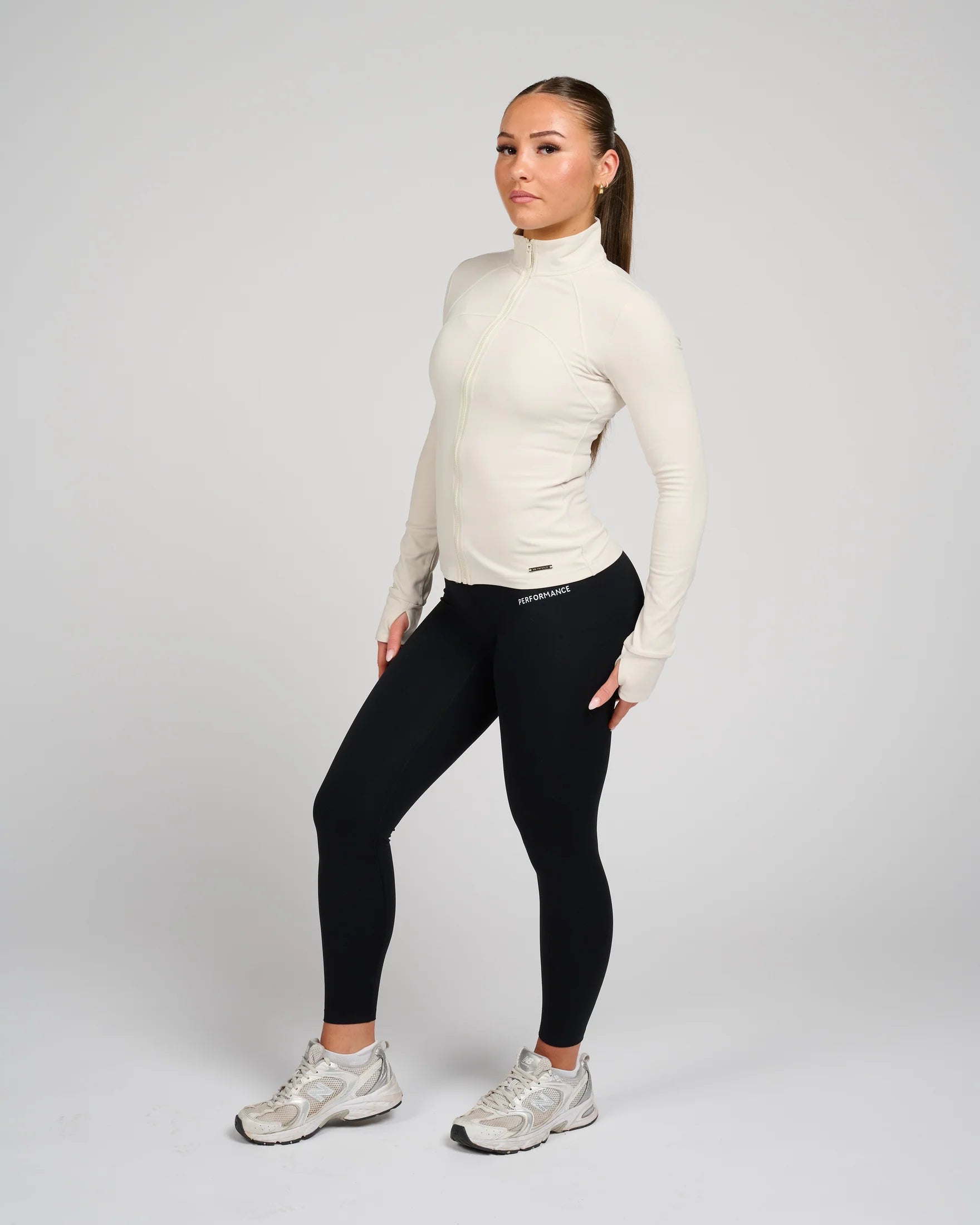 RX Performance Helen Zip Longsleeve White RX Performance