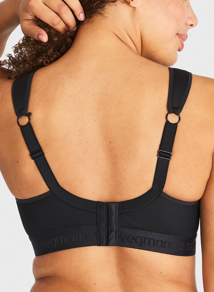 SWEGMARK Kimberly Iconic Sport-BH Svart Swegmark