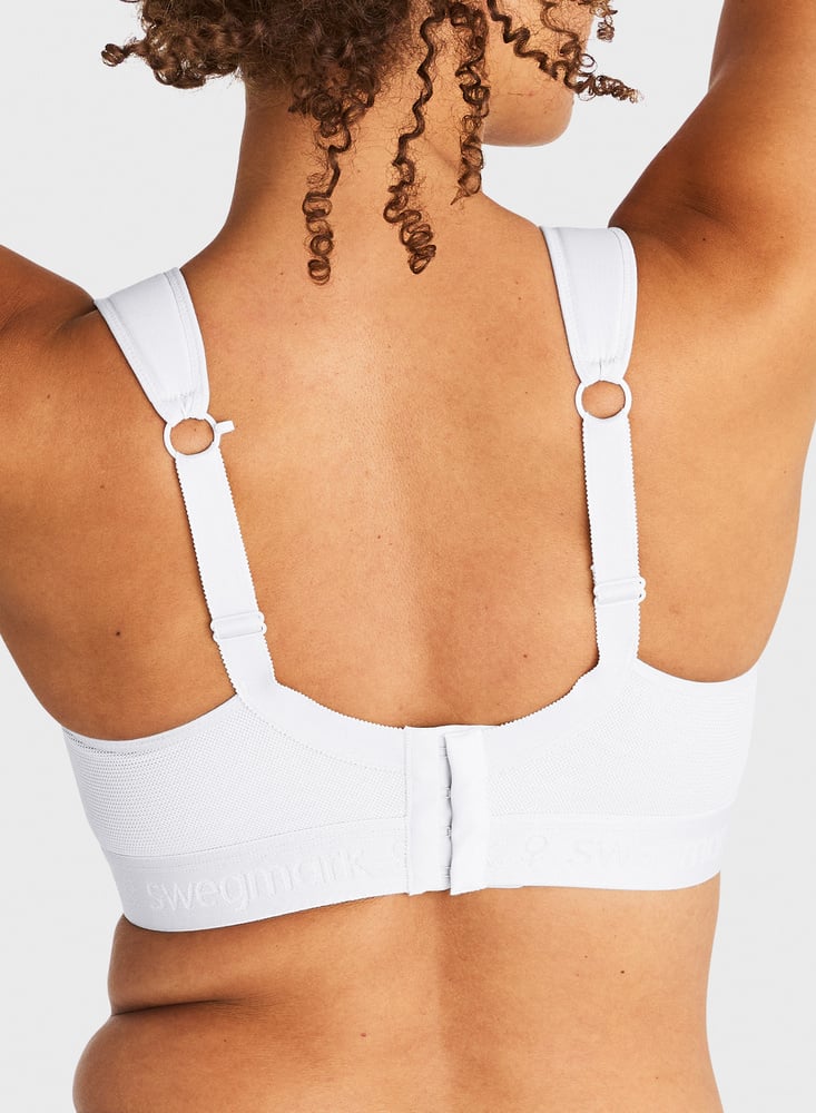 Swegmark 2-pack Sport-BH Vit – Kimberly Iconic med Hög Support