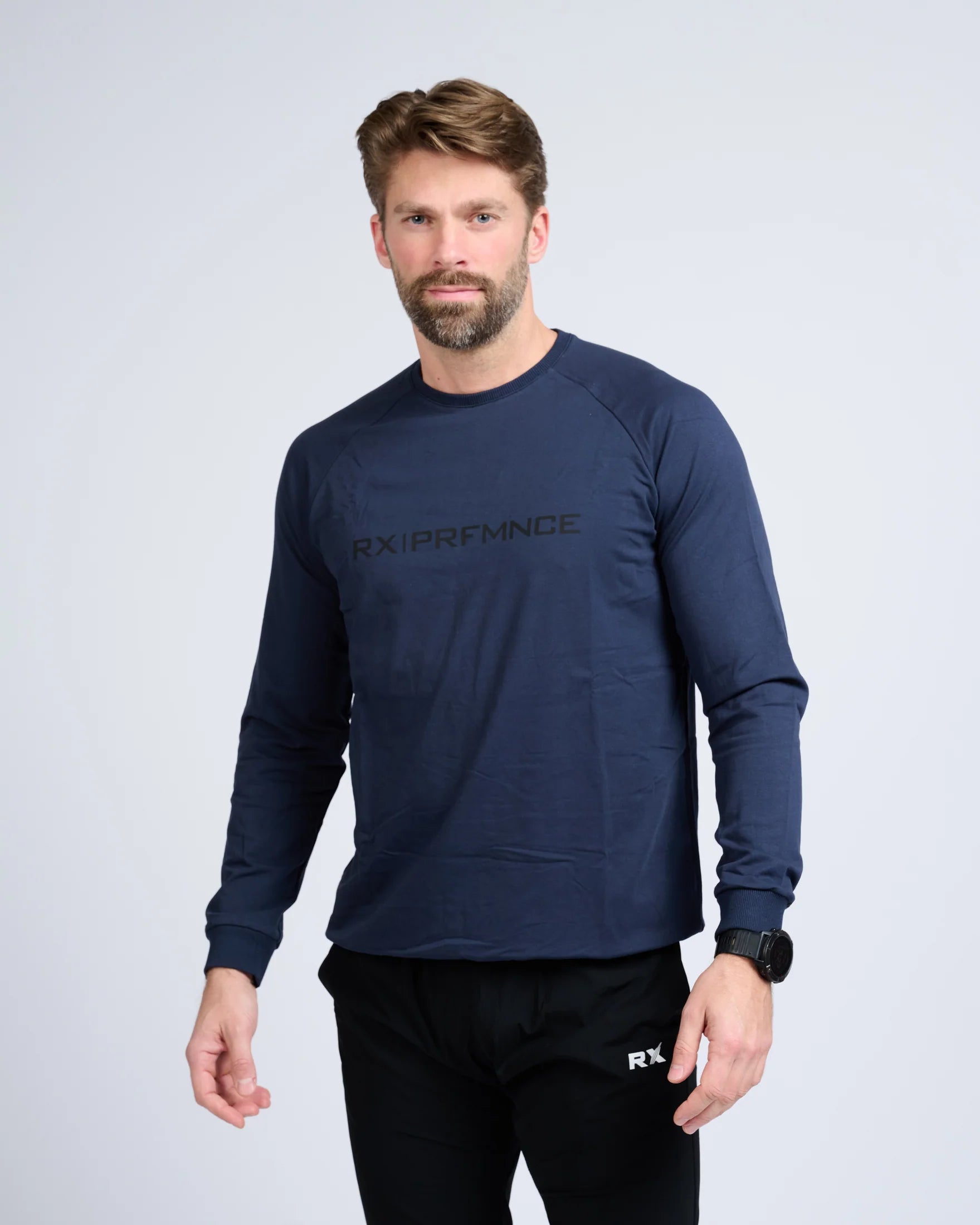 RX Performance Murph Long Sleeve Navy Blue RX Performance