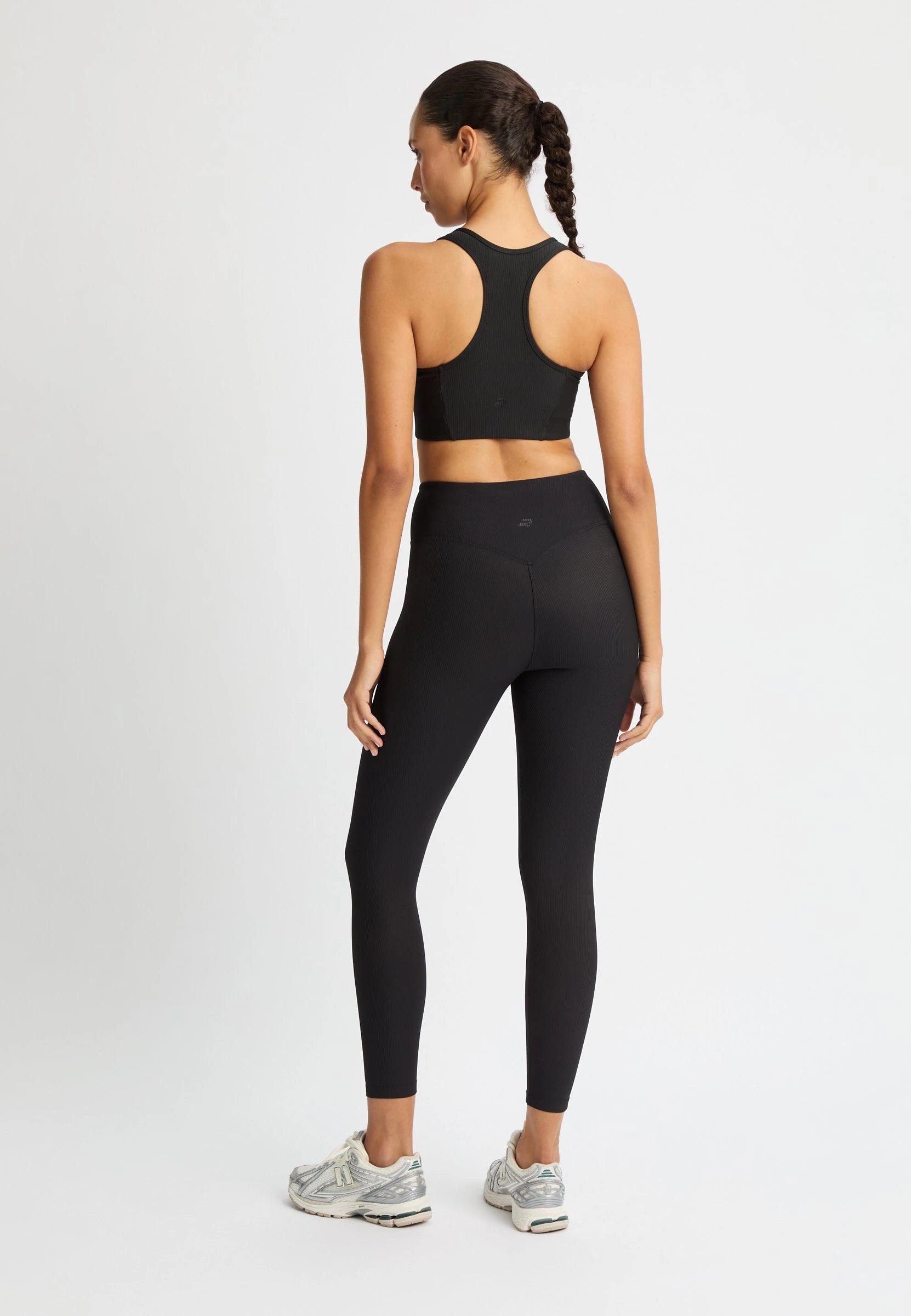 RÖHNISCH Ribbed R HW Tights Svart