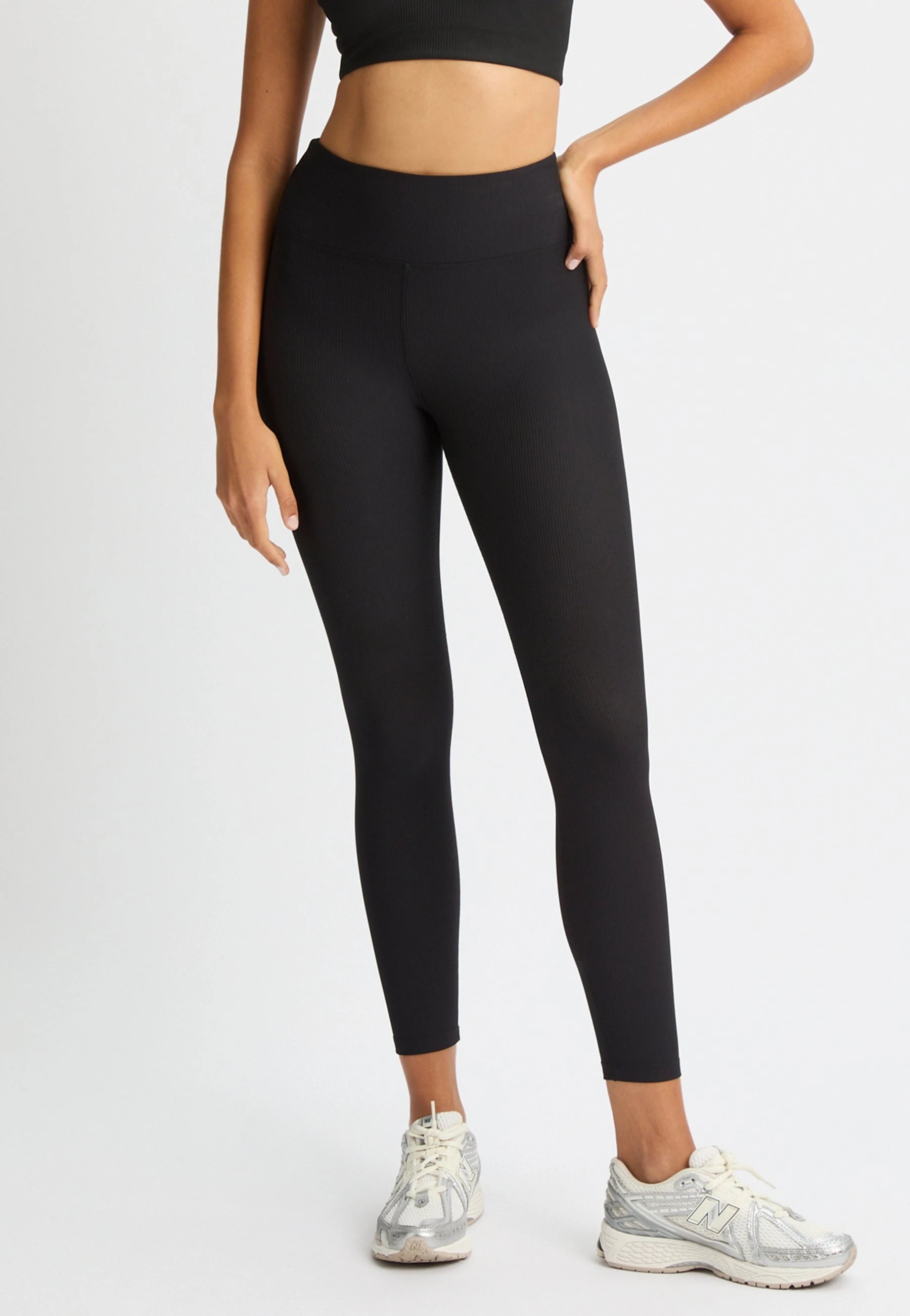 RÖHNISCH Ribbed R HW Tights Svart