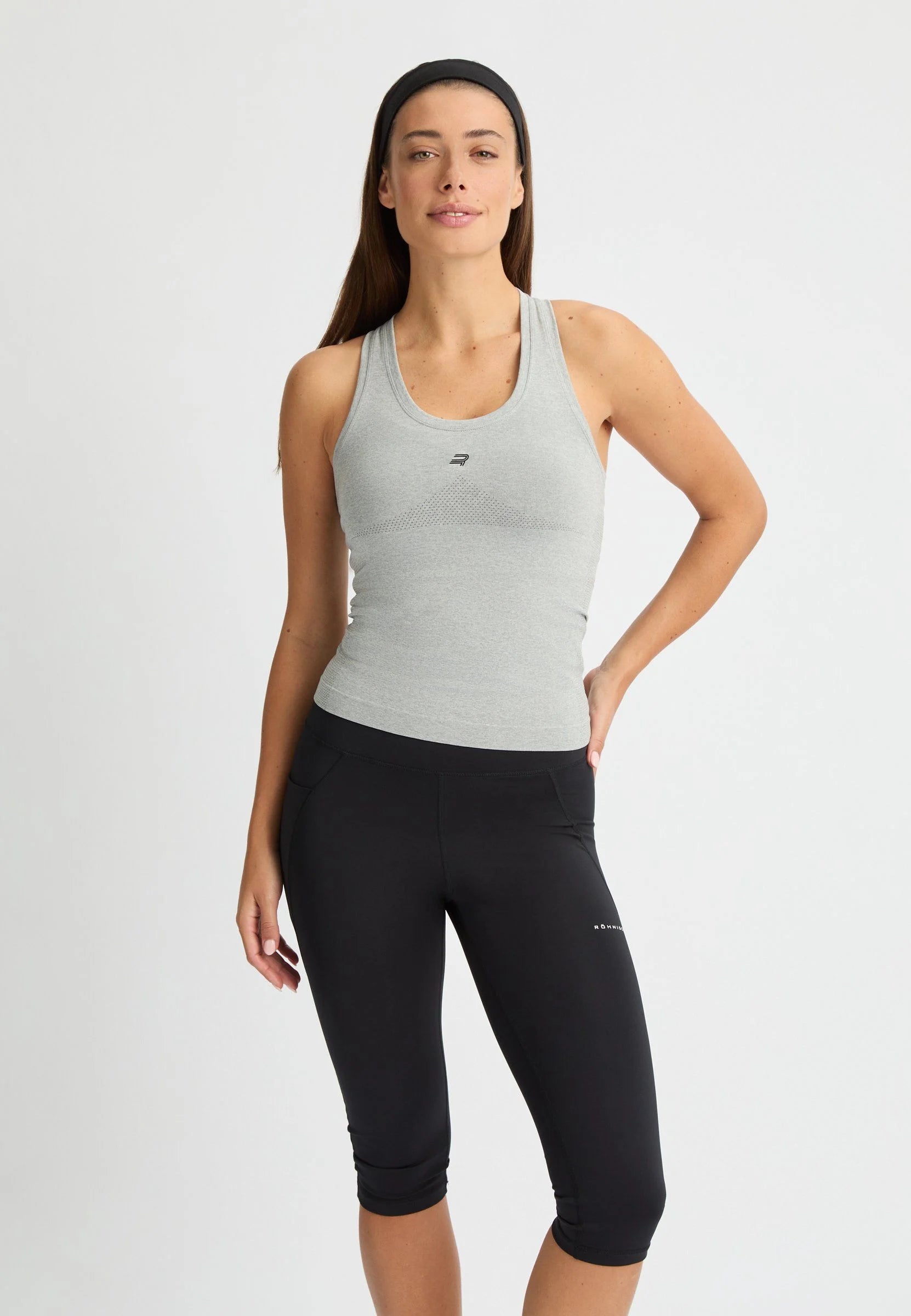 RÖHNISCH Seamless Flex Tank Grey Melange