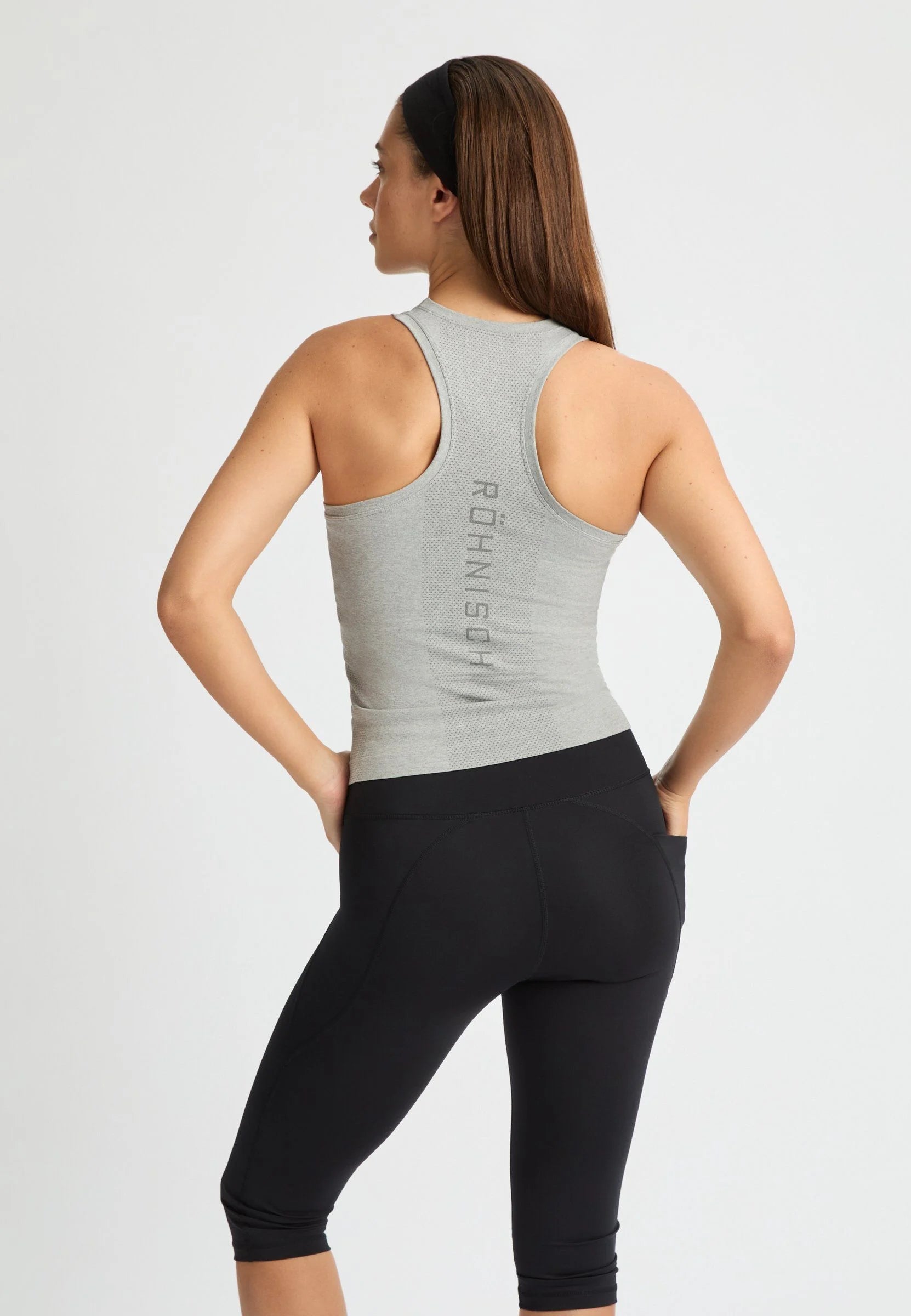 RÖHNISCH Seamless Flex Tank Grey Melange