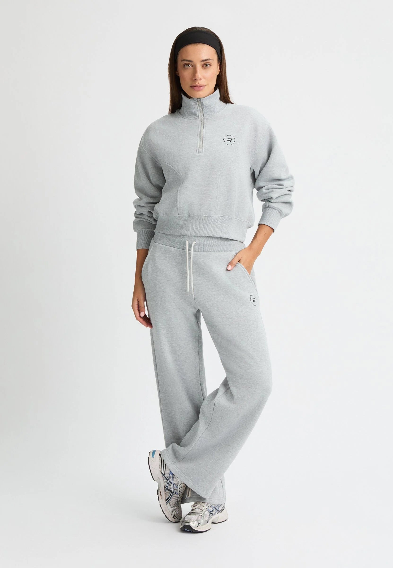 RÖHNISCH Soft Sweat Wide Pants Grey Melange
