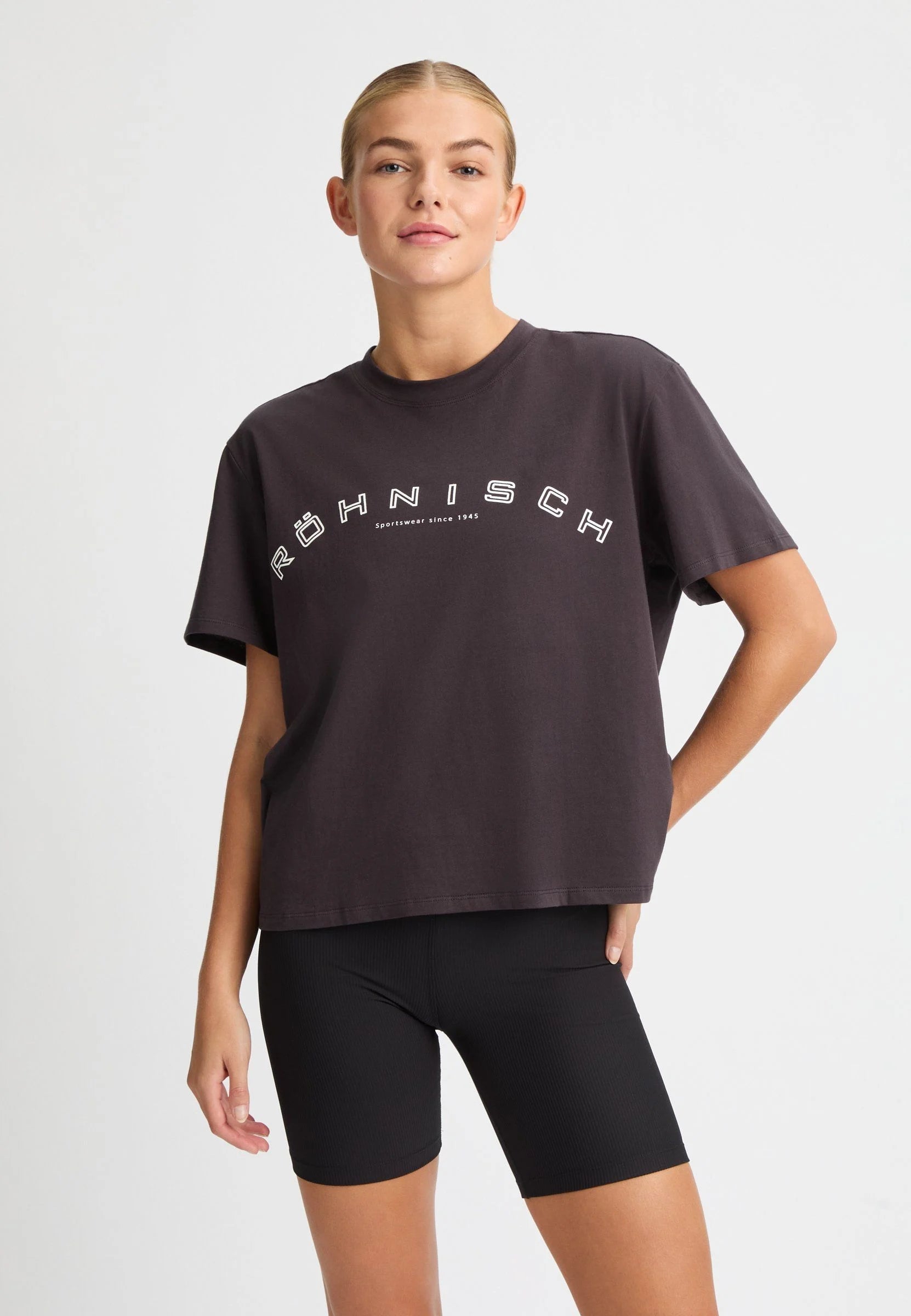 RÖHNISCH Legacy Cotton Tee Obsidian Black Röhnisch