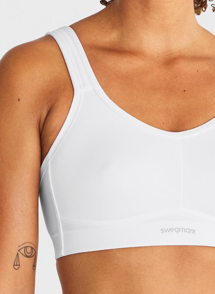 SWEGMARK Courage Sport-BH Vit Swegmark