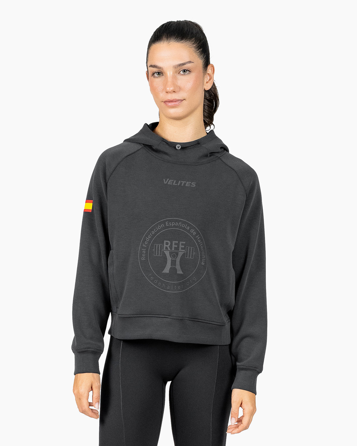 Velites RFEH Hoodie Crop Holo Black