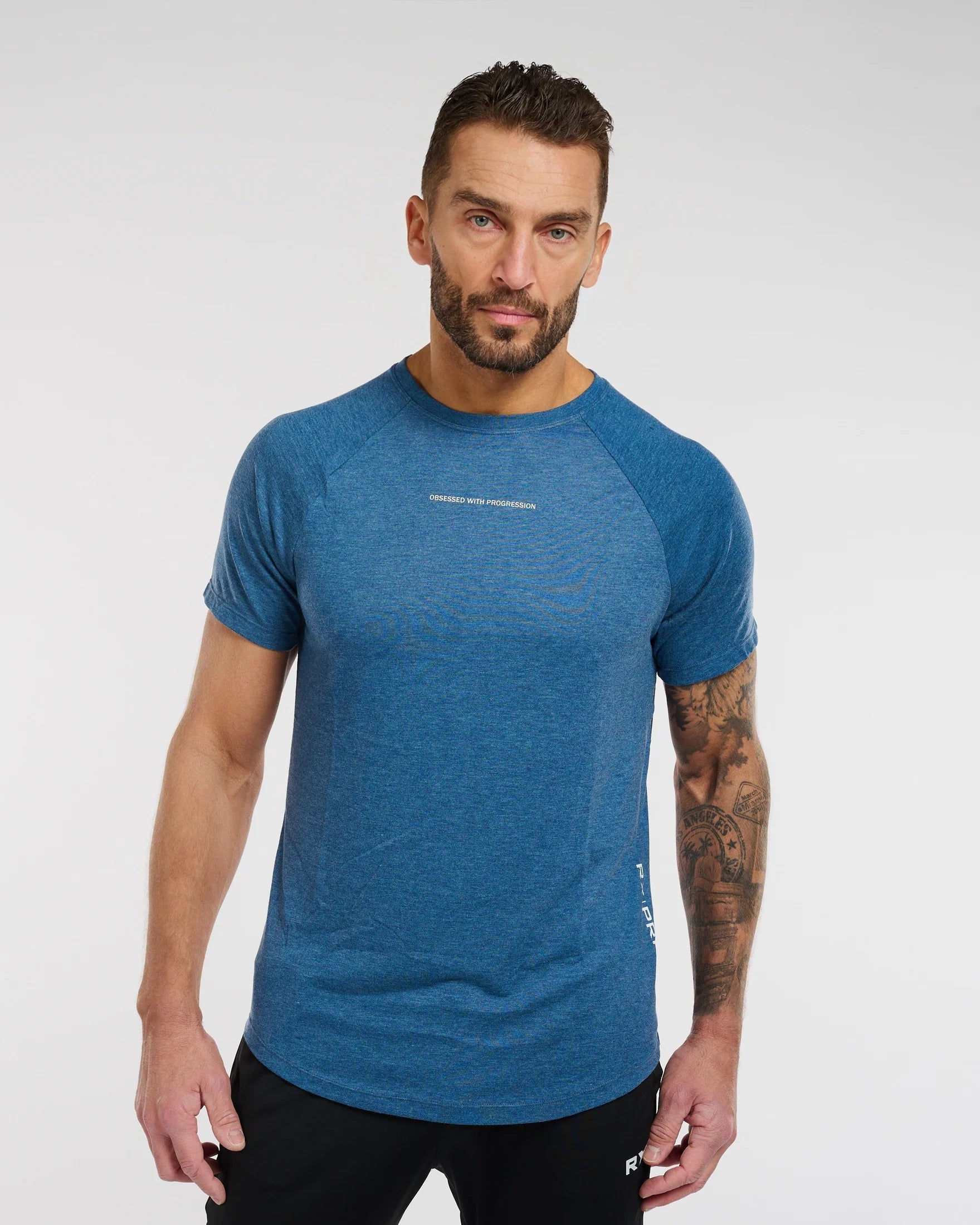 RX Performance Greatness T-Shirt Melange Navy RX Performance