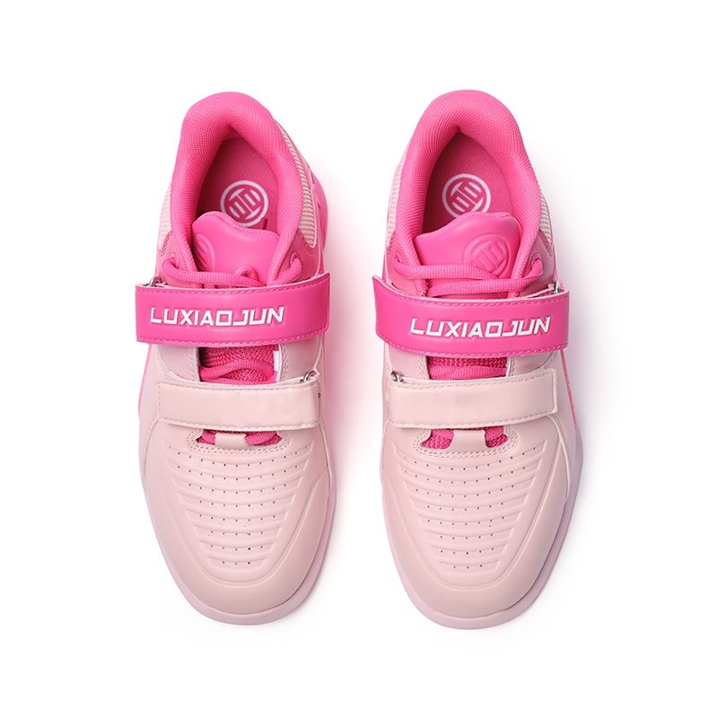 LUXIAOJUN Weightlifting Shoes – Pinky Berry Boost Edition