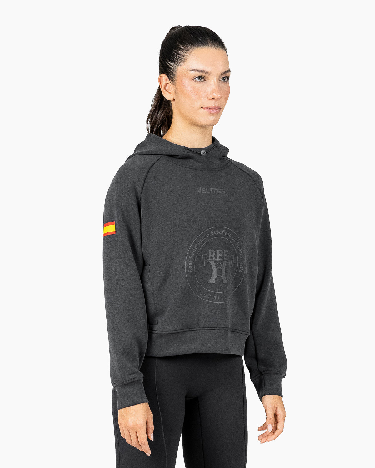 Velites RFEH Hoodie Crop Holo Black