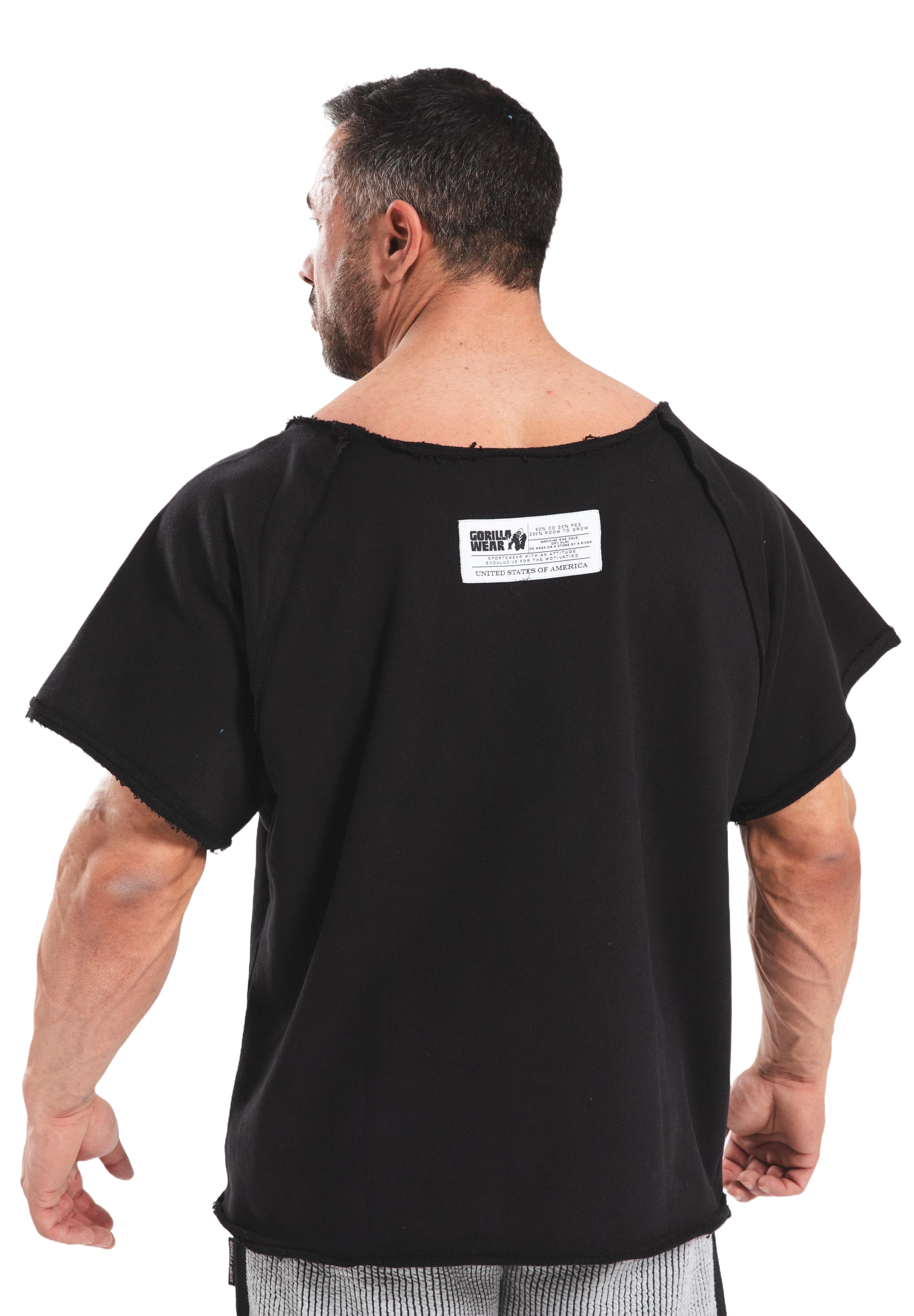 Gorilla Wear Classic Workout Top, black/gold Gorilla Wear