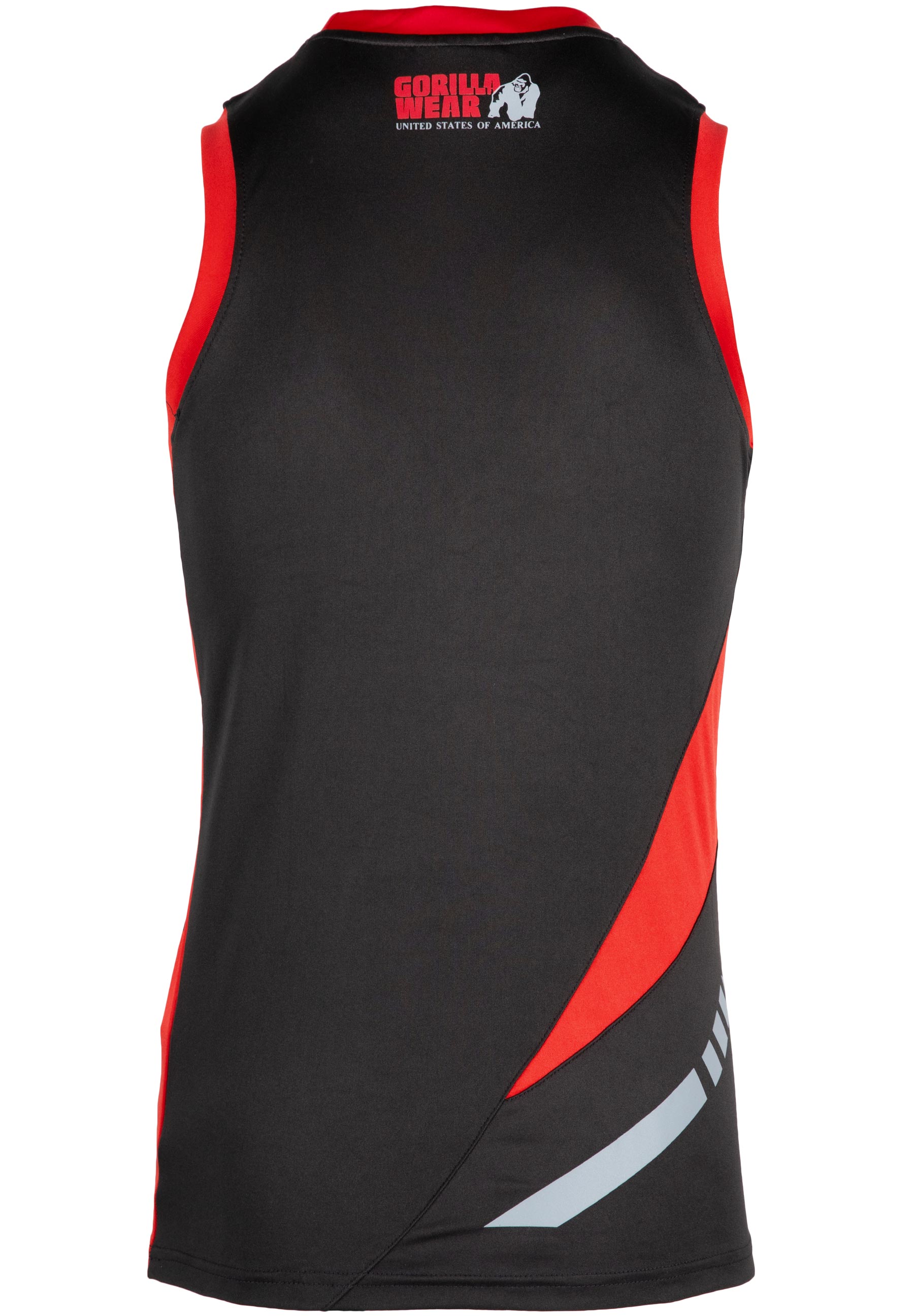 Gorilla Wear Hornell Tank Top, black/red Gorilla Wear