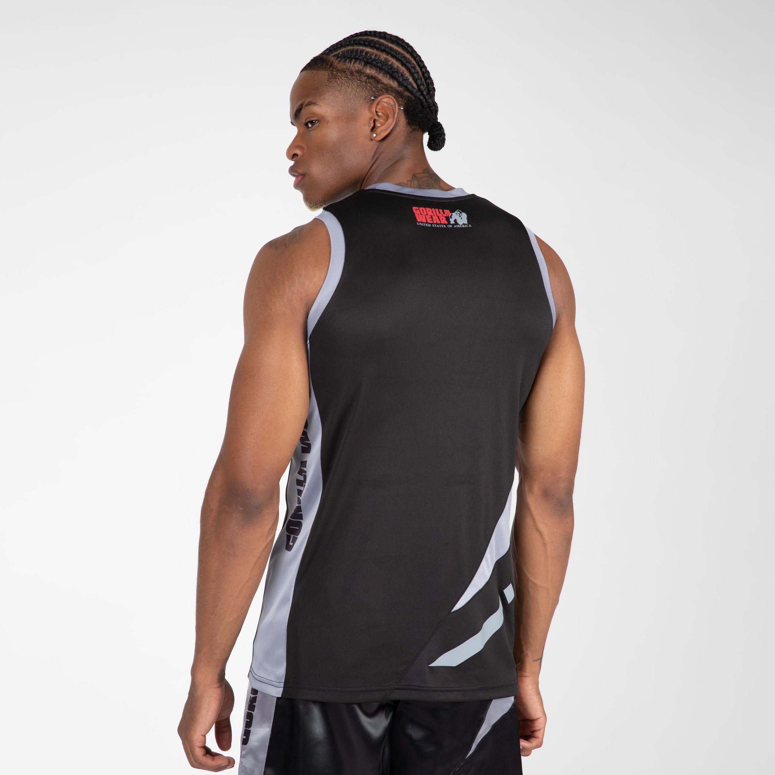 Gorilla Wear Hornell Tank Top, black/grey Gorilla Wear