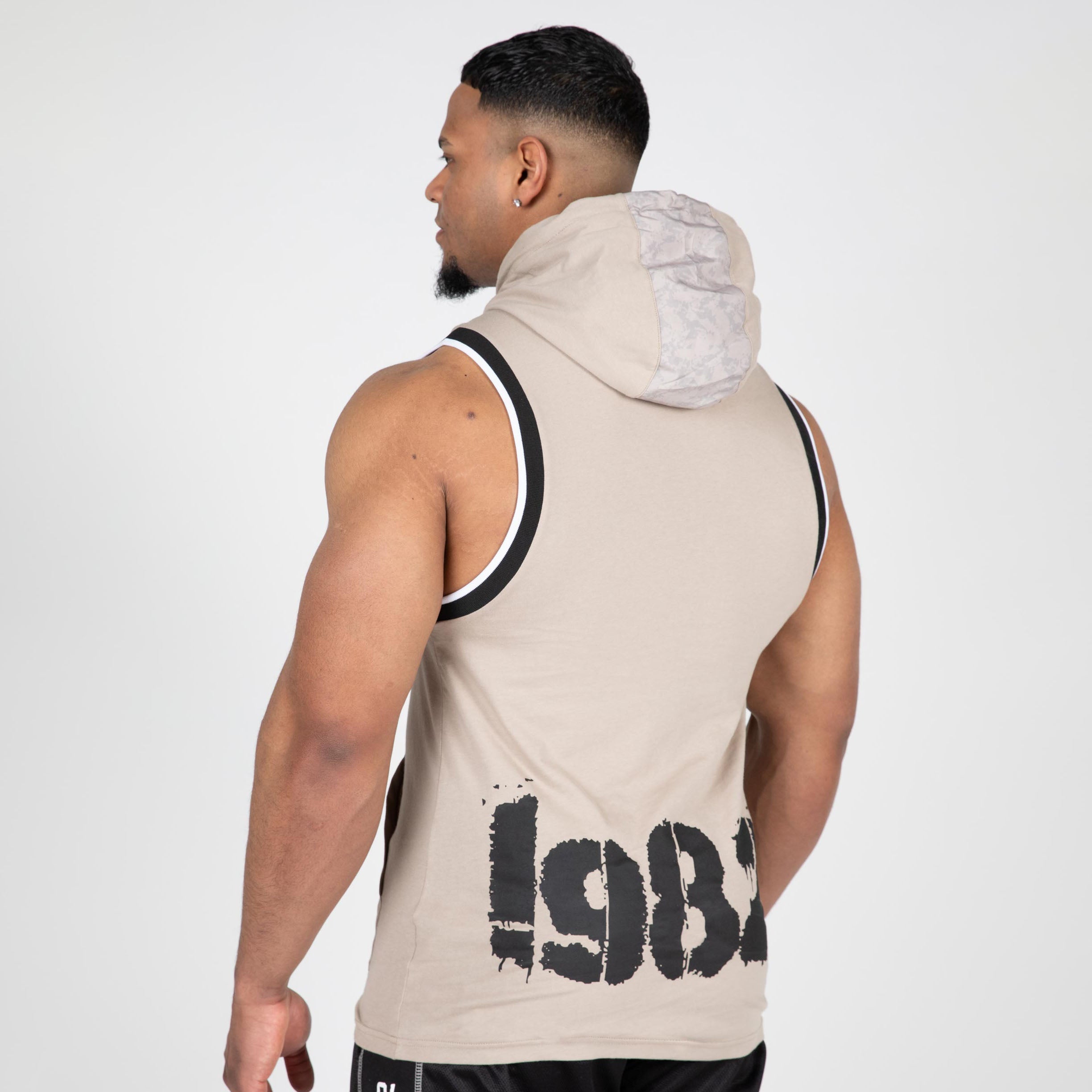 Gorilla Wear Loretto Hooded Tank Top, beige Gorilla Wear