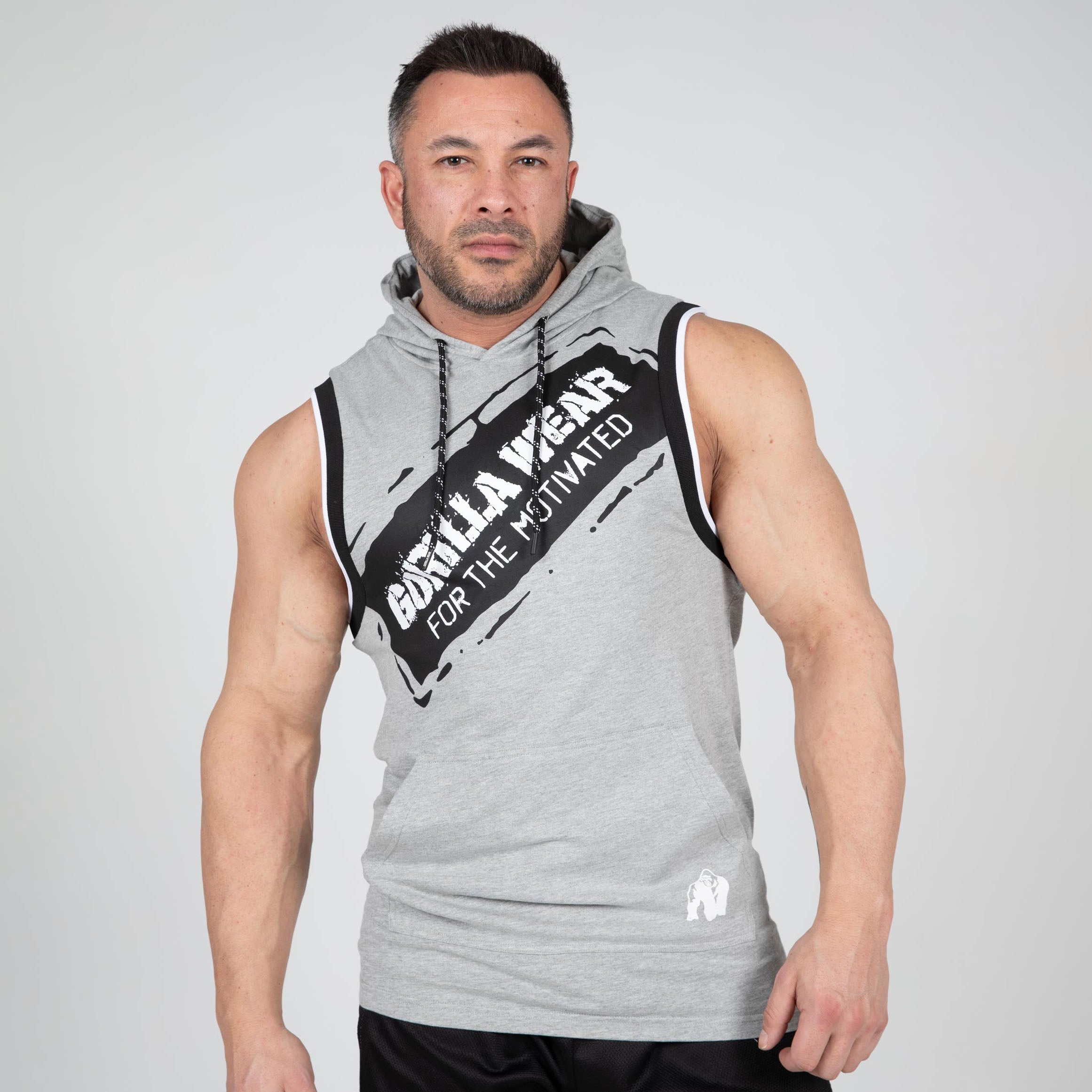 Gorilla Wear Loretto Hooded Tank Top, grey melange Gorilla Wear