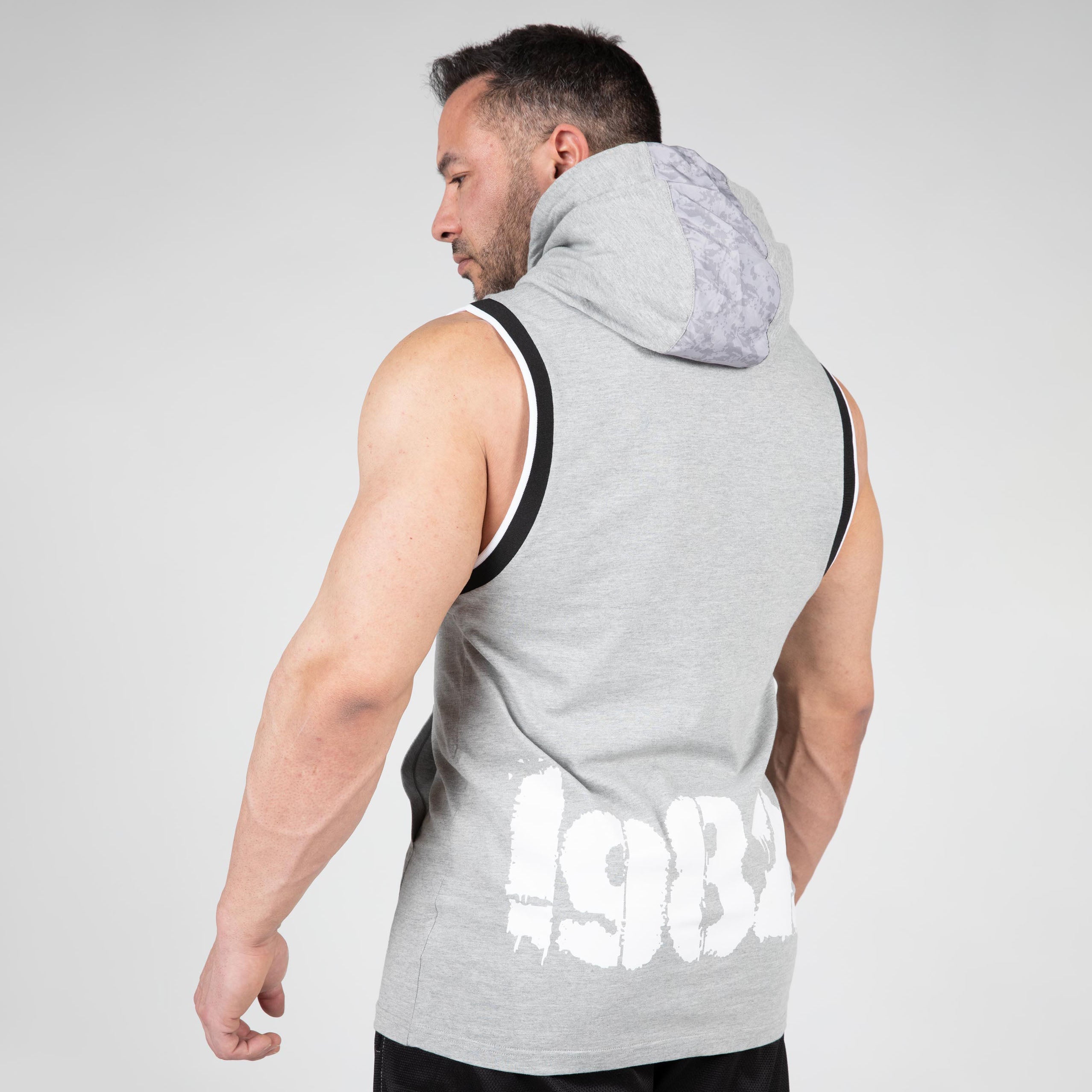 Gorilla Wear Loretto Hooded Tank Top, grey melange Gorilla Wear