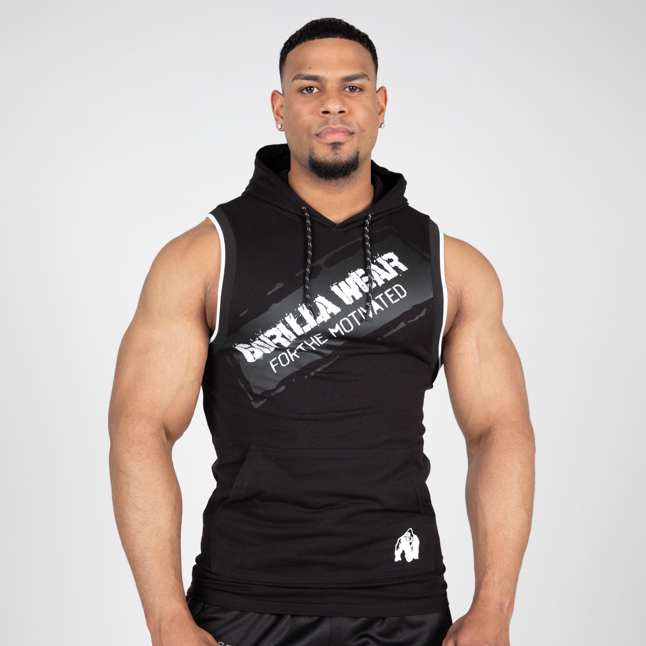 Gorilla Wear Loretto Hooded Tank Top, black Gorilla Wear