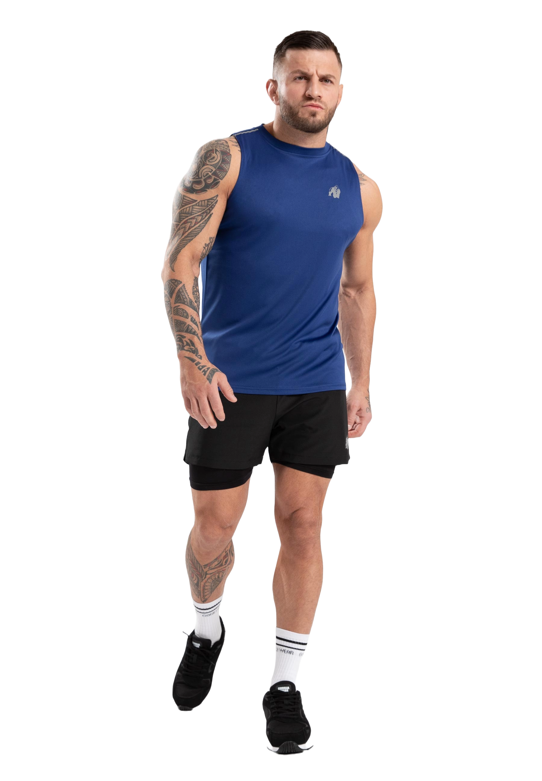 Gorilla Wear Easton Tank Top, blue Gorilla Wear
