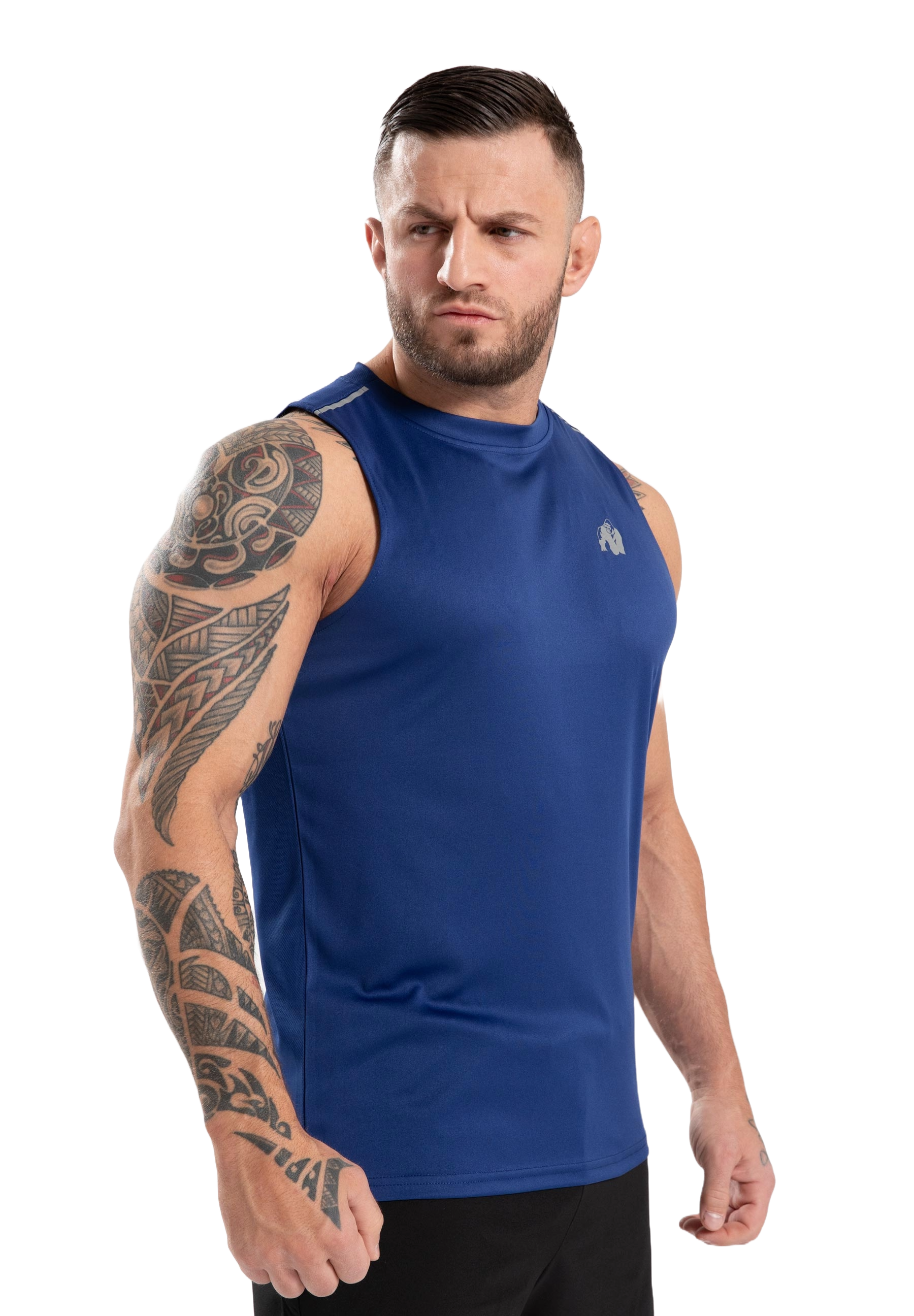 Gorilla Wear Easton Tank Top, blue Gorilla Wear