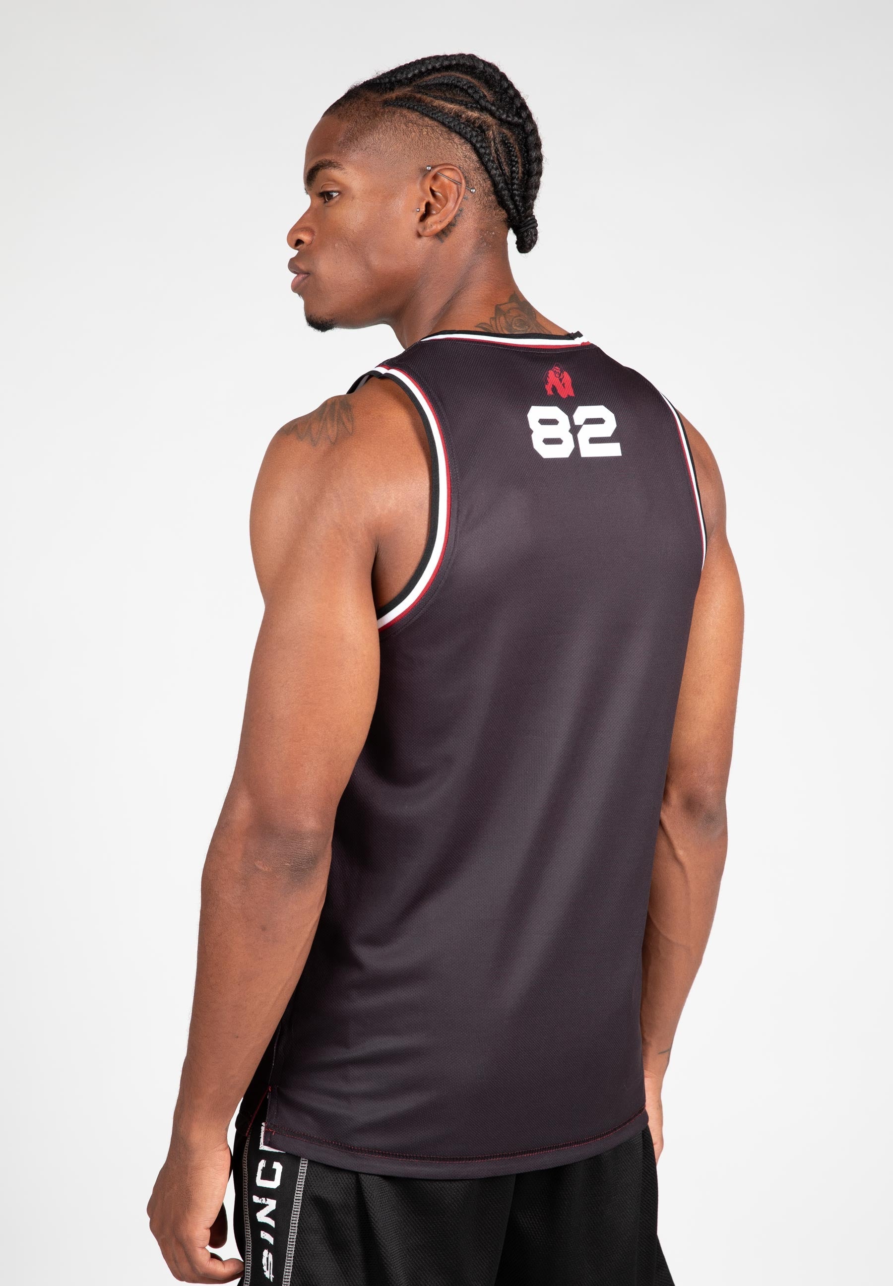 Gorilla Wear Keene Reversible Tank Top, red/black Gorilla Wear