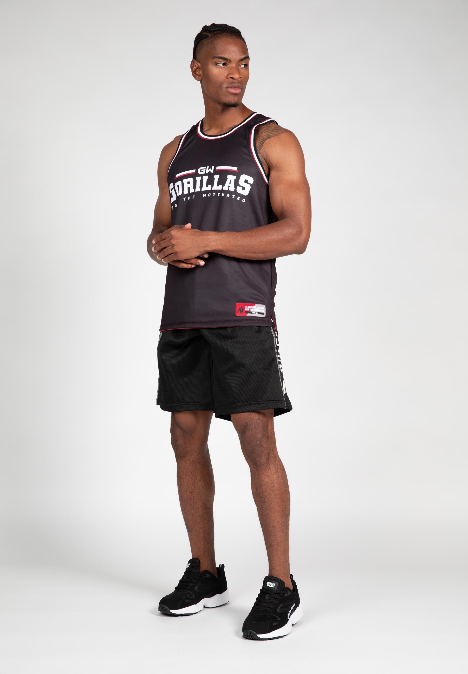 Gorilla Wear Keene Reversible Tank Top, red/black Gorilla Wear