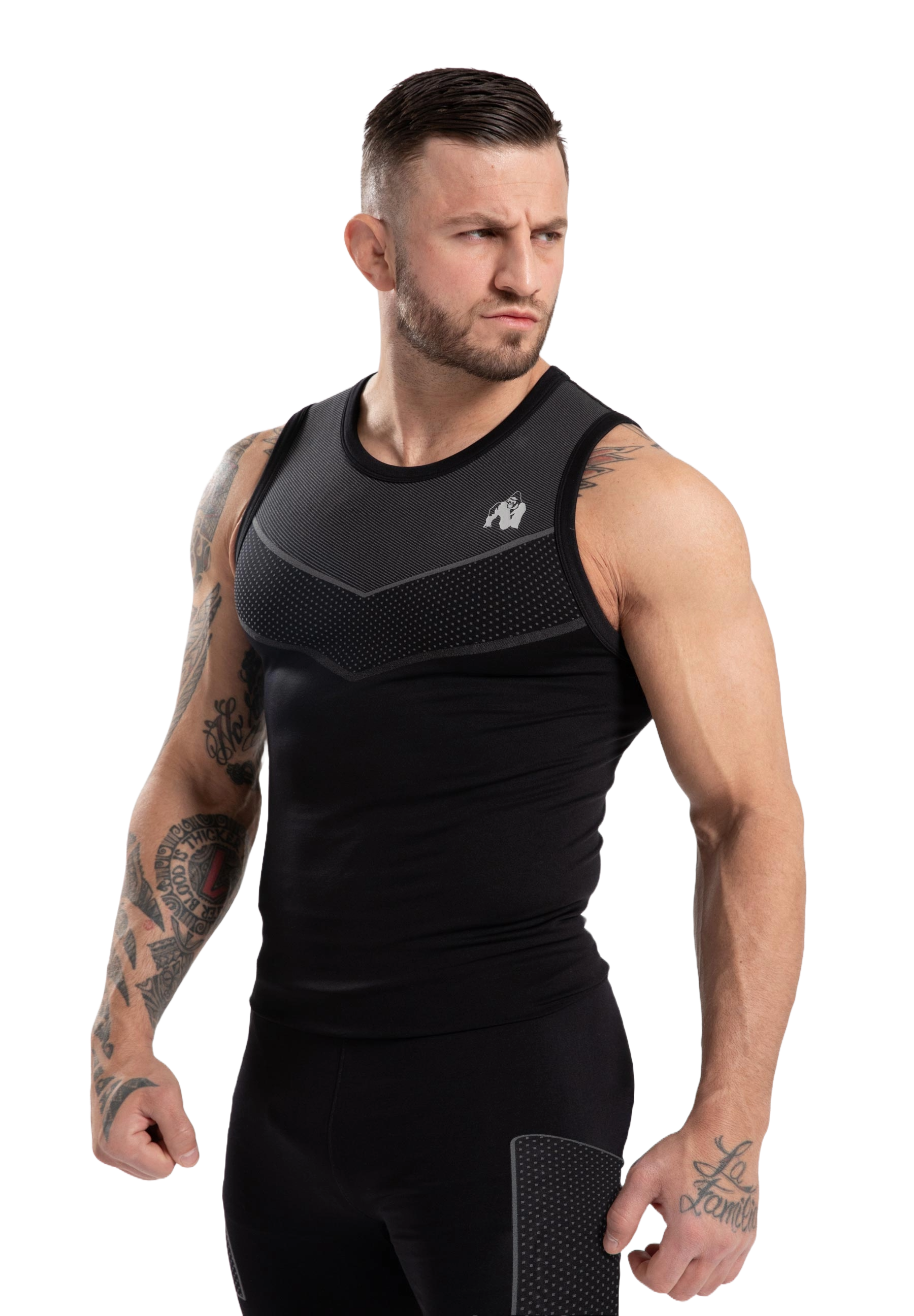 Gorilla Wear Norton Seamless Tank Top, black Gorilla Wear