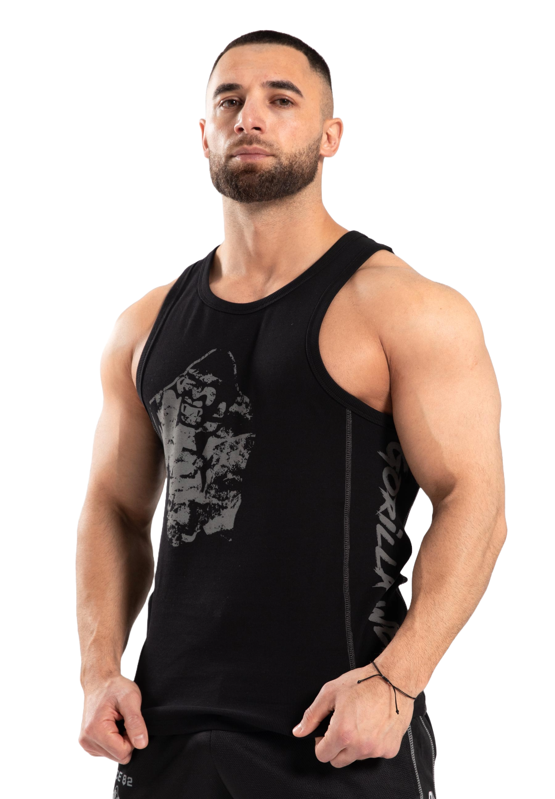 Gorilla Wear Monterey Tank Top, black/grey Gorilla Wear