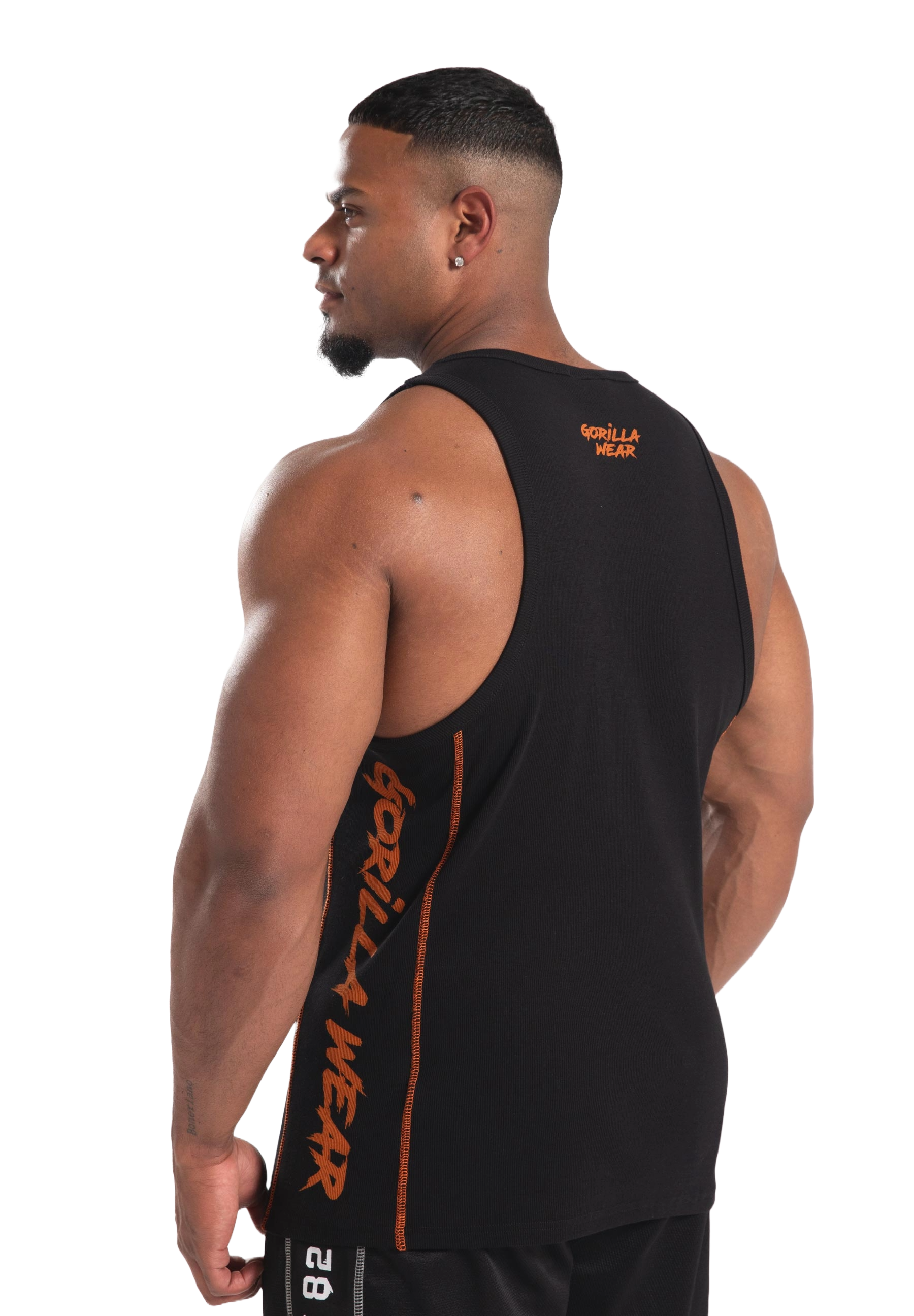 Gorilla Wear Monterey Tank Top, black/orange Gorilla Wear