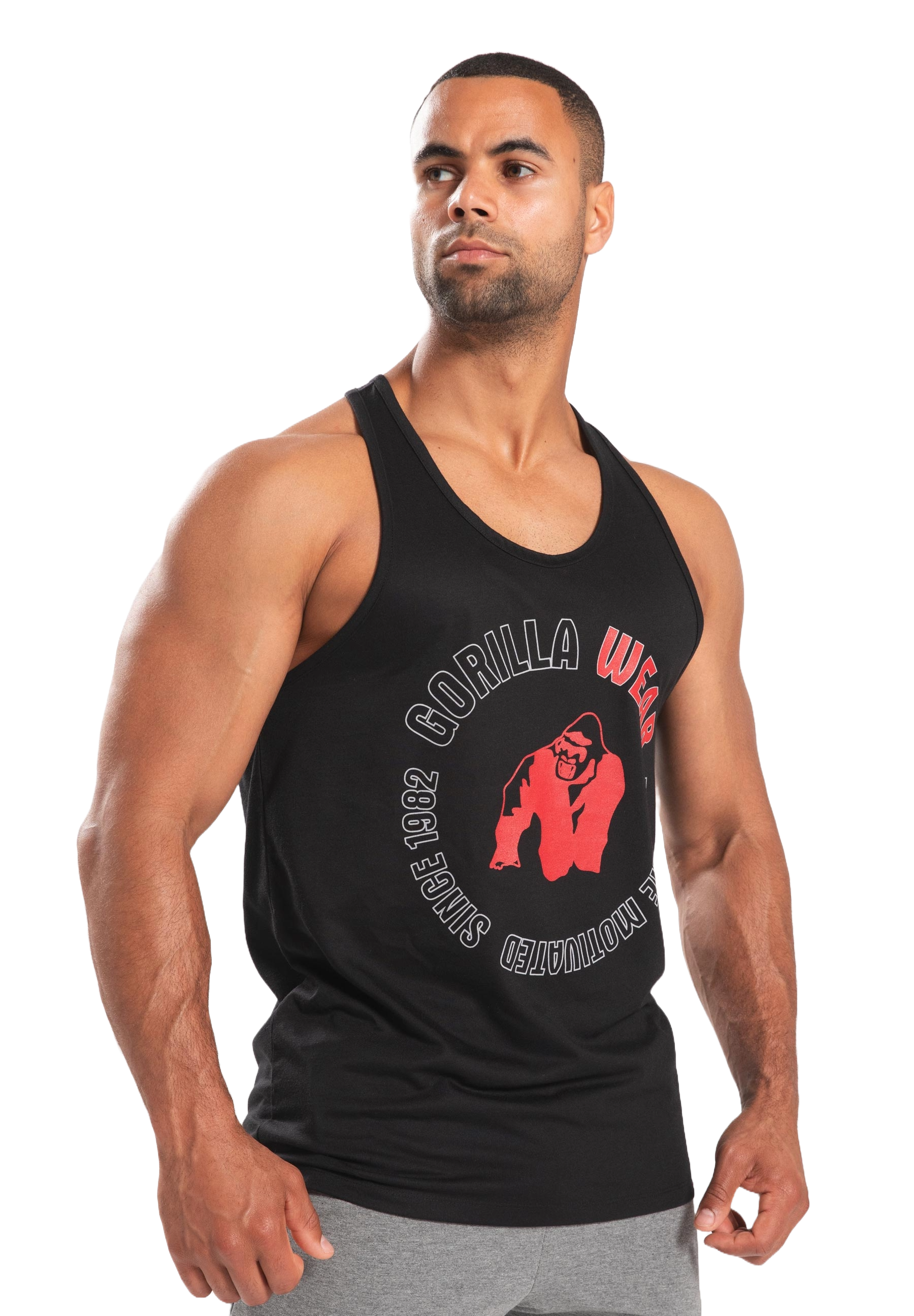 Gorilla Wear Lafayette Racerback Tank Top, black Gorilla Wear