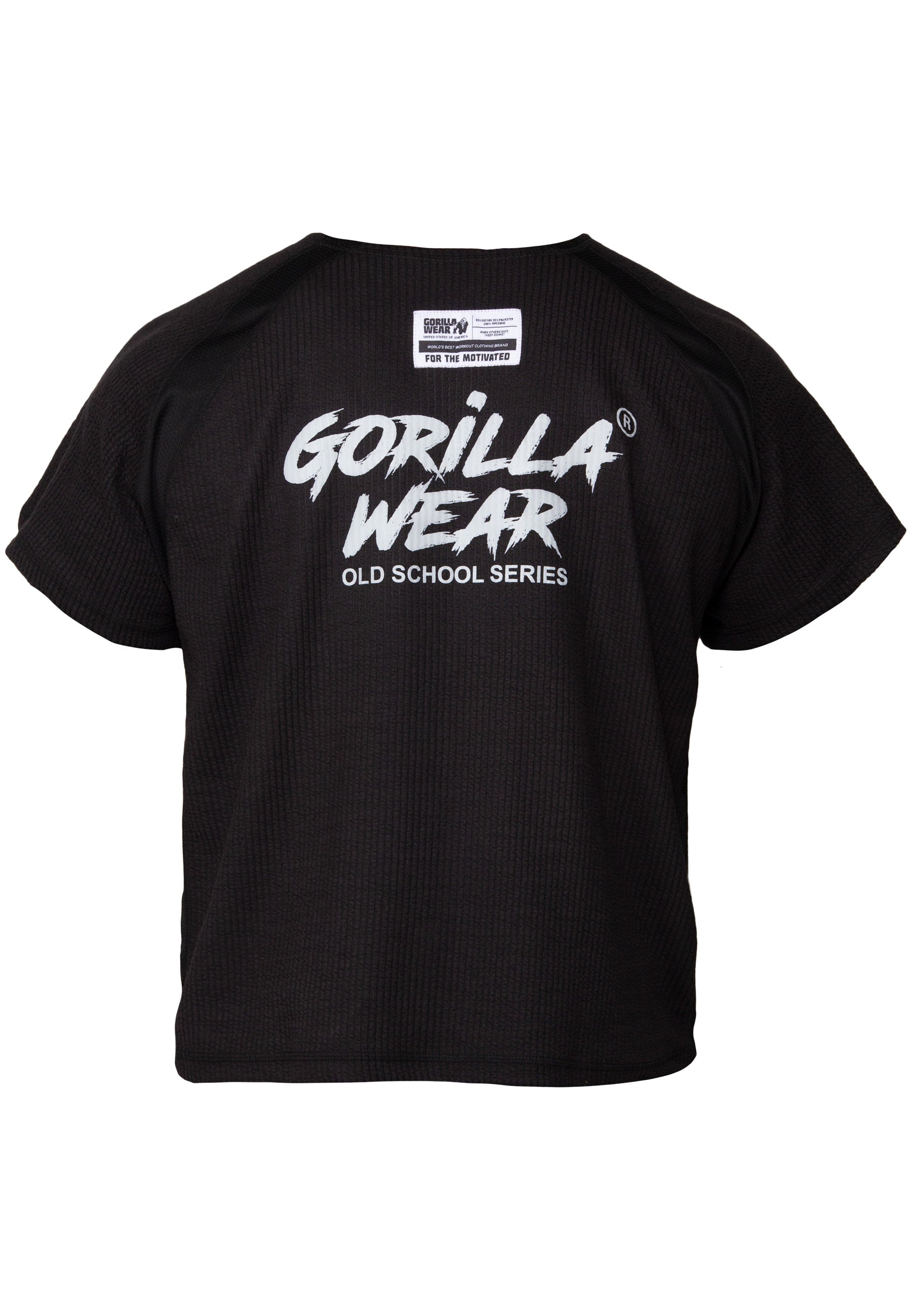 Gorilla Wear Augustine Old School Work Out Top, black Gorilla Wear