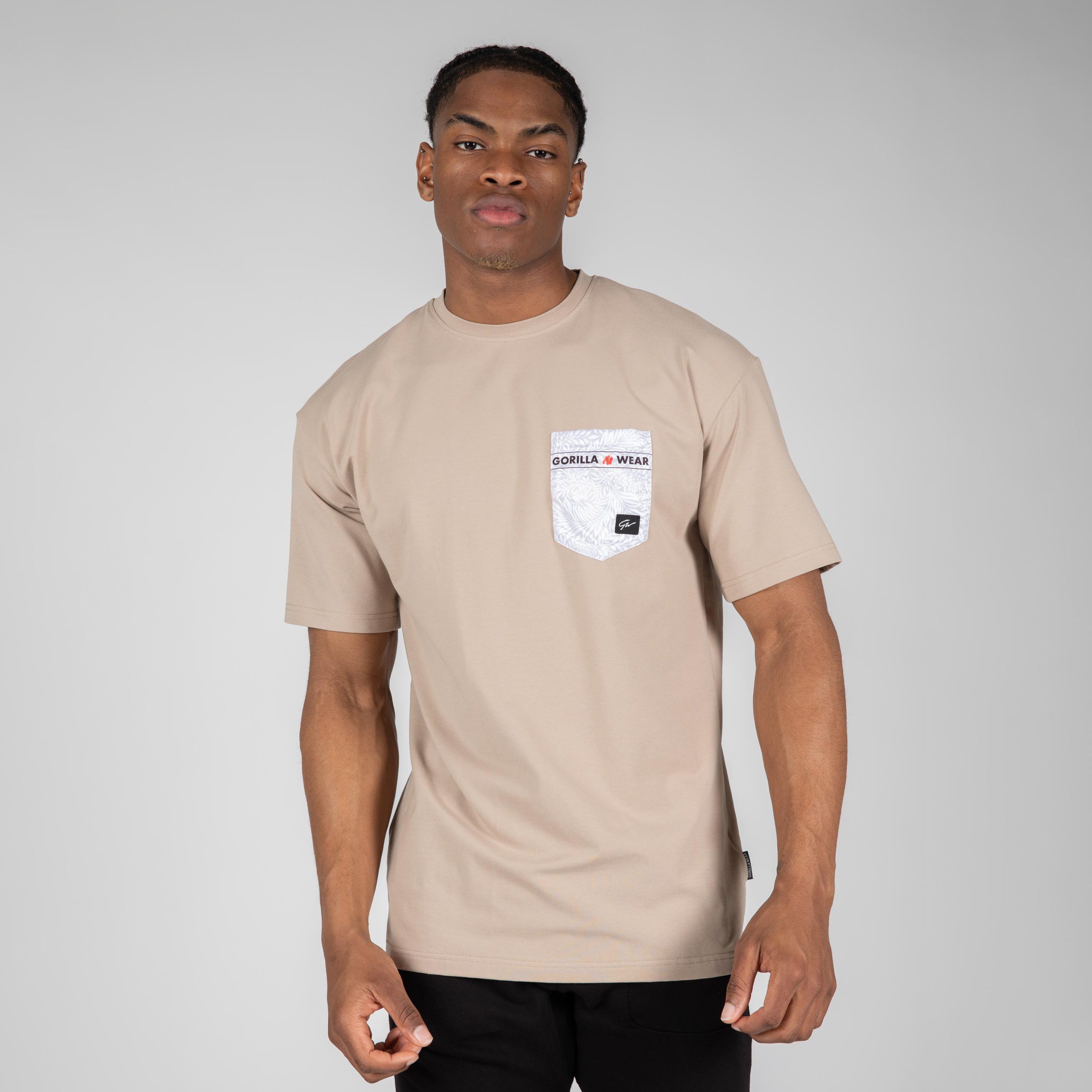 Gorilla Wear Dover Oversized T-Shirt, beige Gorilla Wear