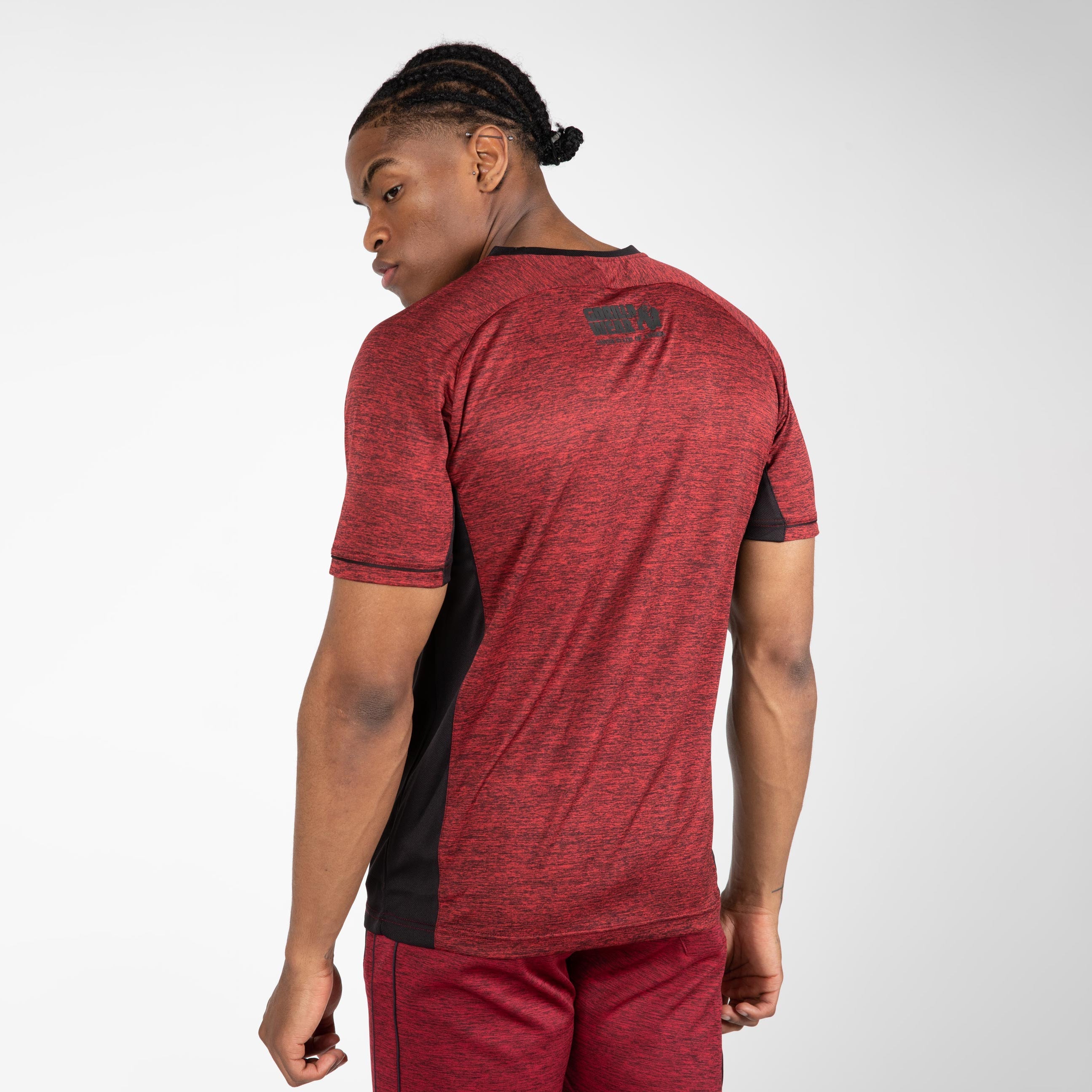 Gorilla Wear Fremont T-Shirt, burgundy red/black Gorilla Wear