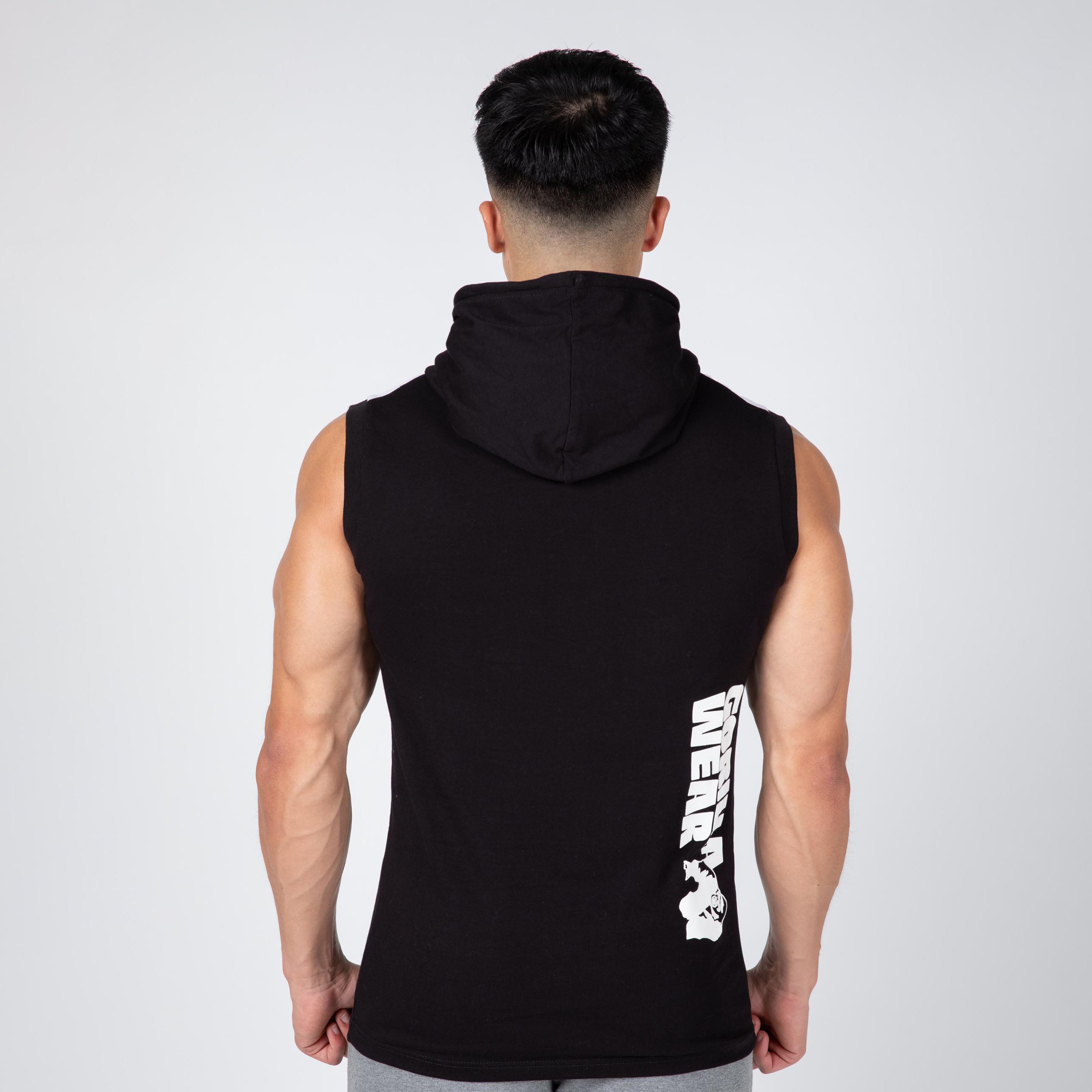 Gorilla Wear Oswego S/L Hooded T-Shirt, black
