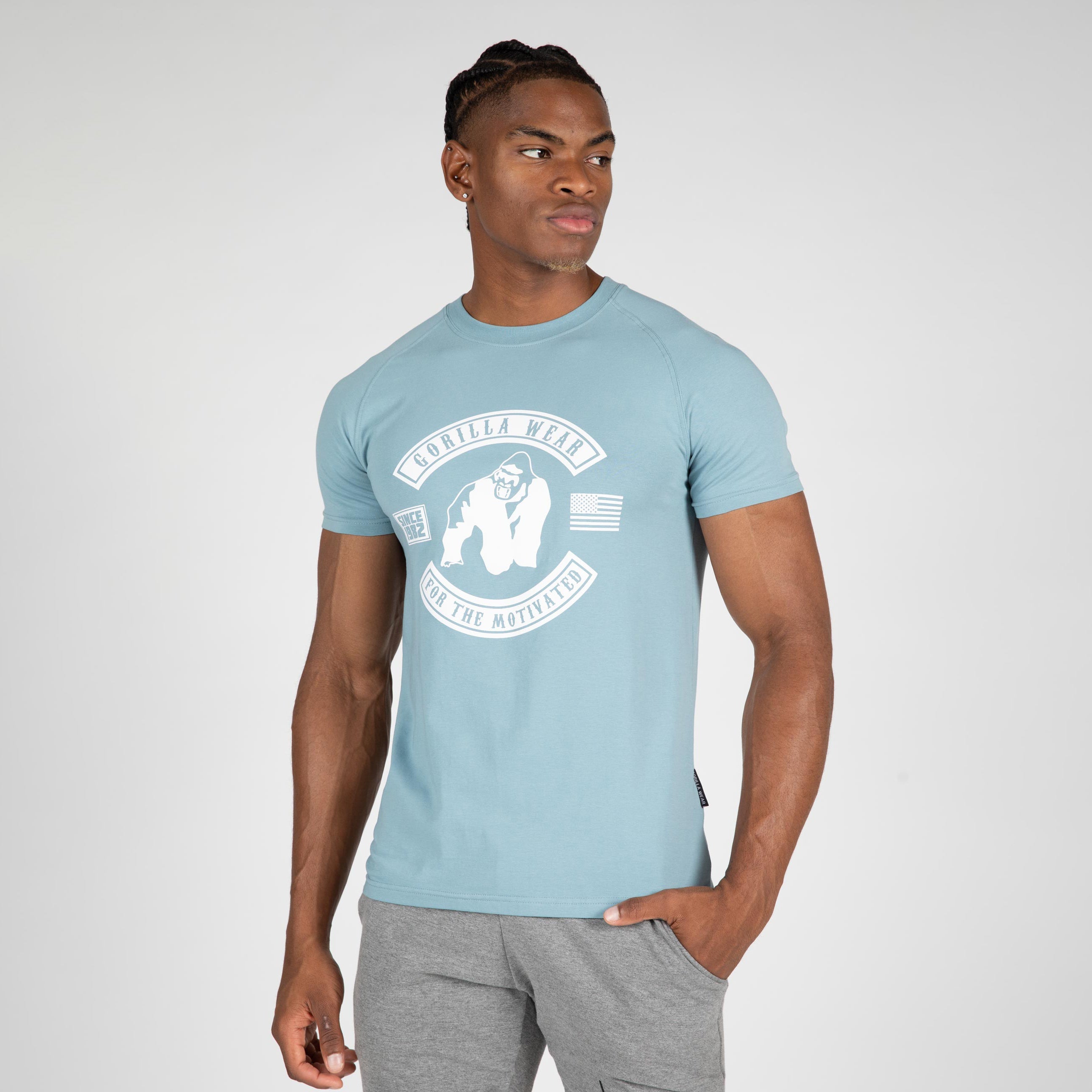 Gorilla Wear Tulsa T-Shirt, blue Gorilla Wear