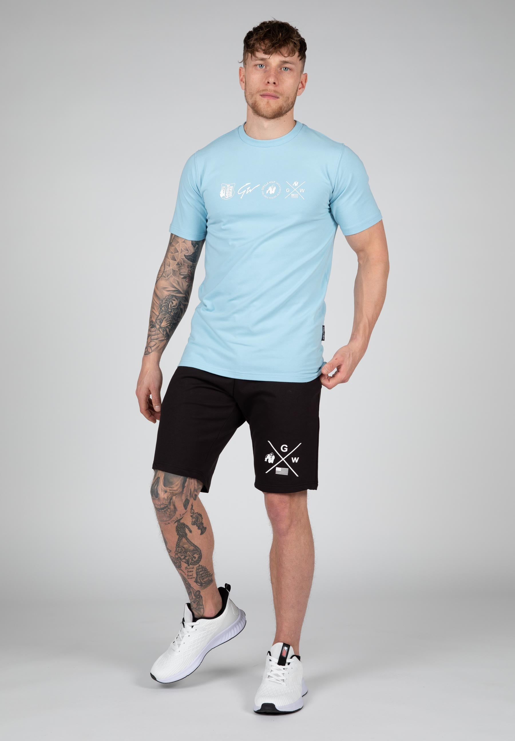 Gorilla Wear Swanton T-Shirt, blue Gorilla Wear