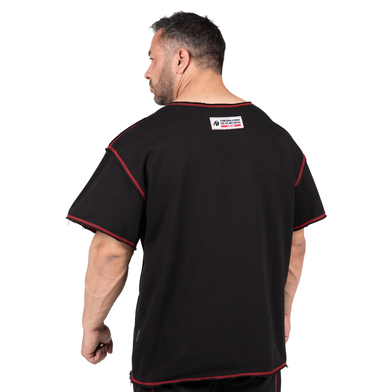 Gorilla Wear Wallace Workout Top, black/red Gorilla Wear
