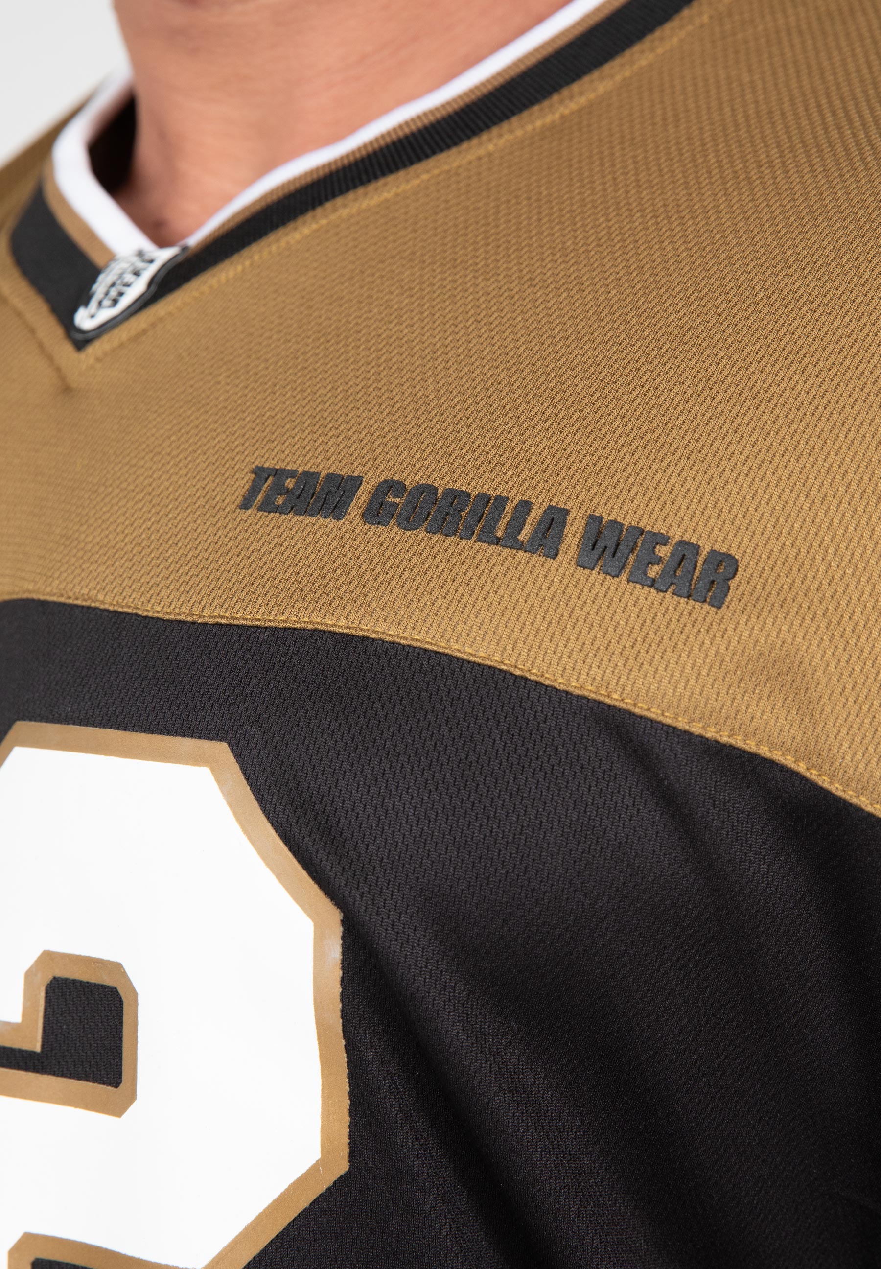 Gorilla Wear Trenton Football Jersey, black/gold Gorilla Wear