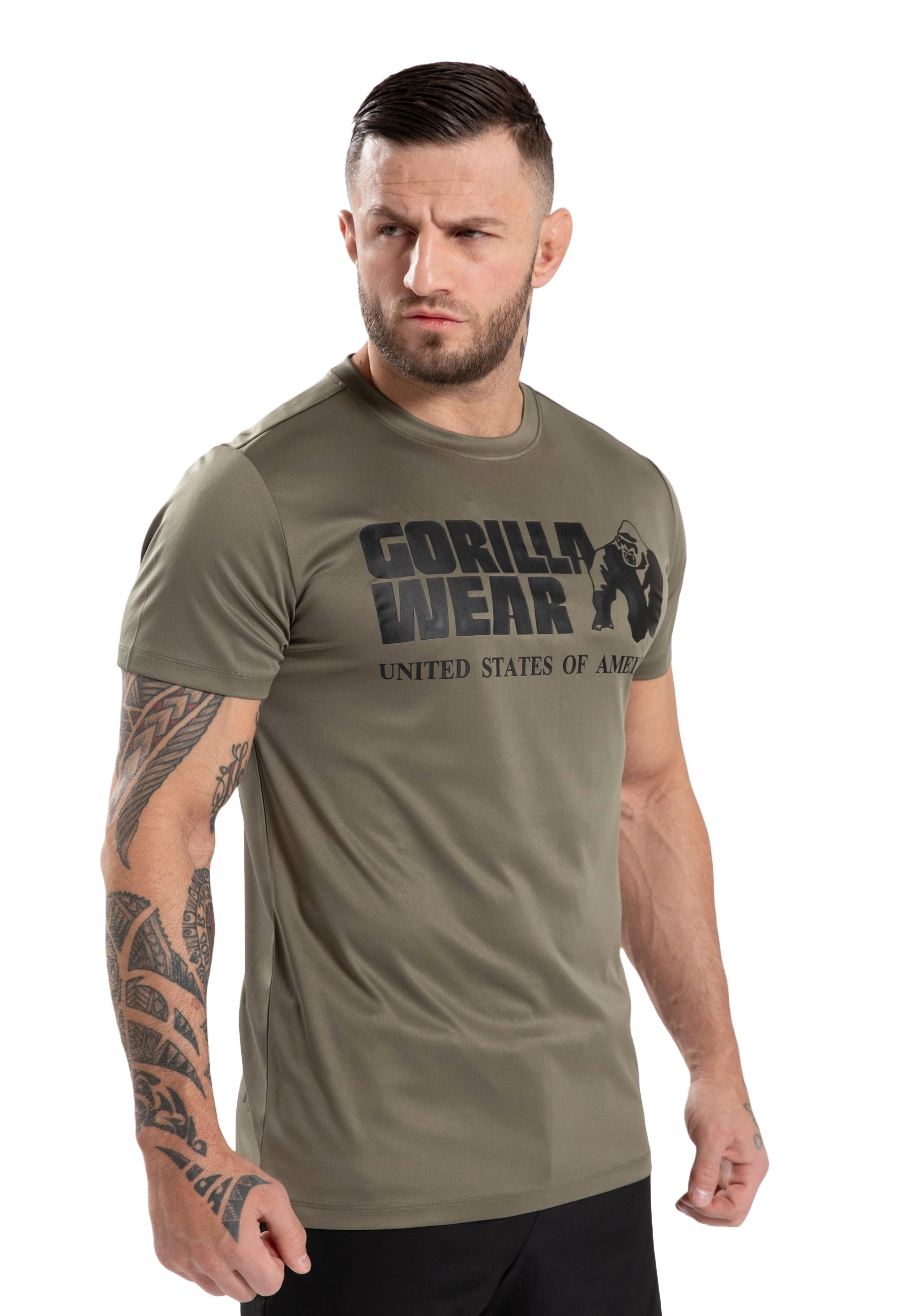 Gorilla Wear Classic Training T-Shirt, army green Gorilla Wear